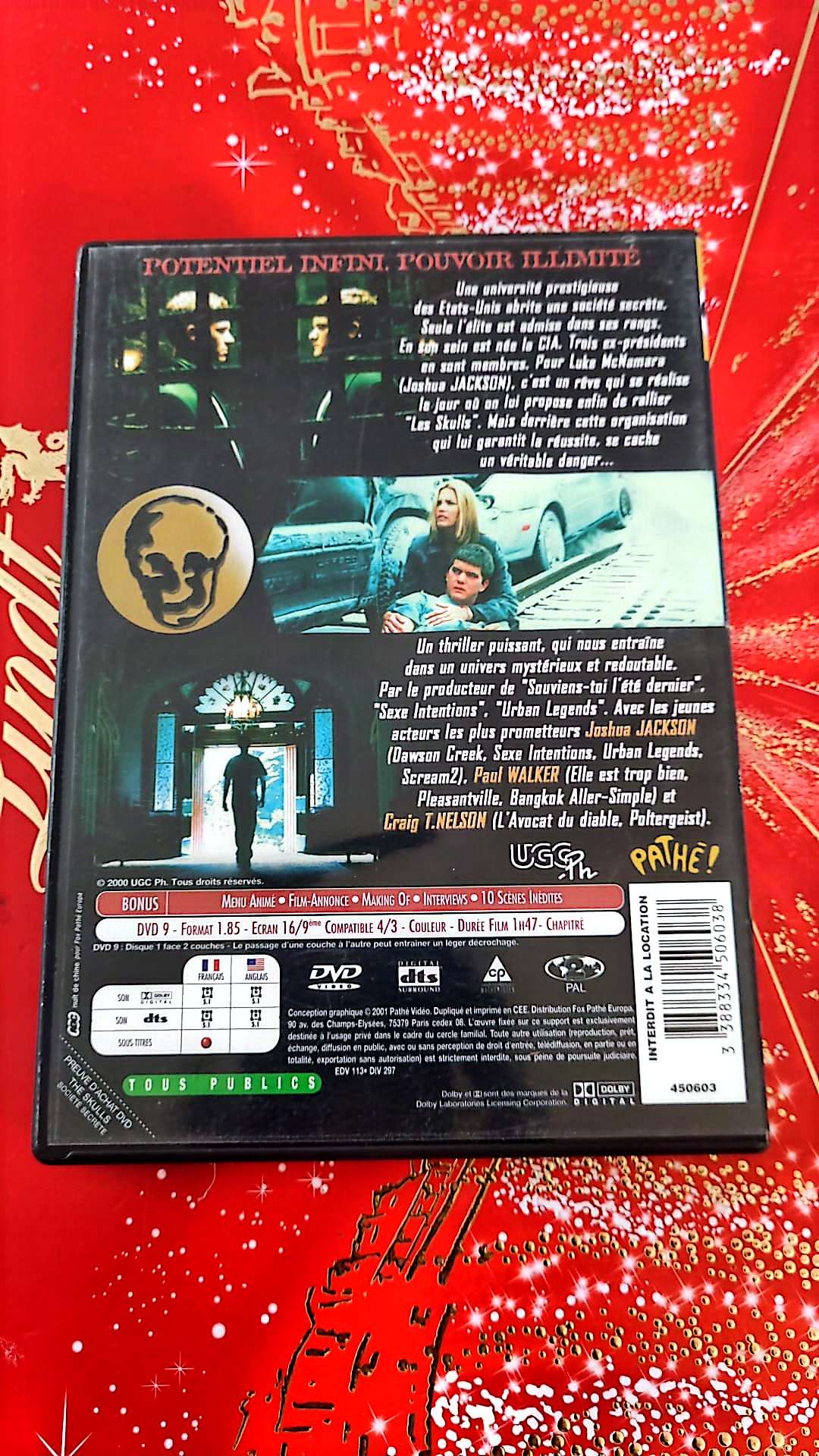 Dvd The Skulls Société Secrète