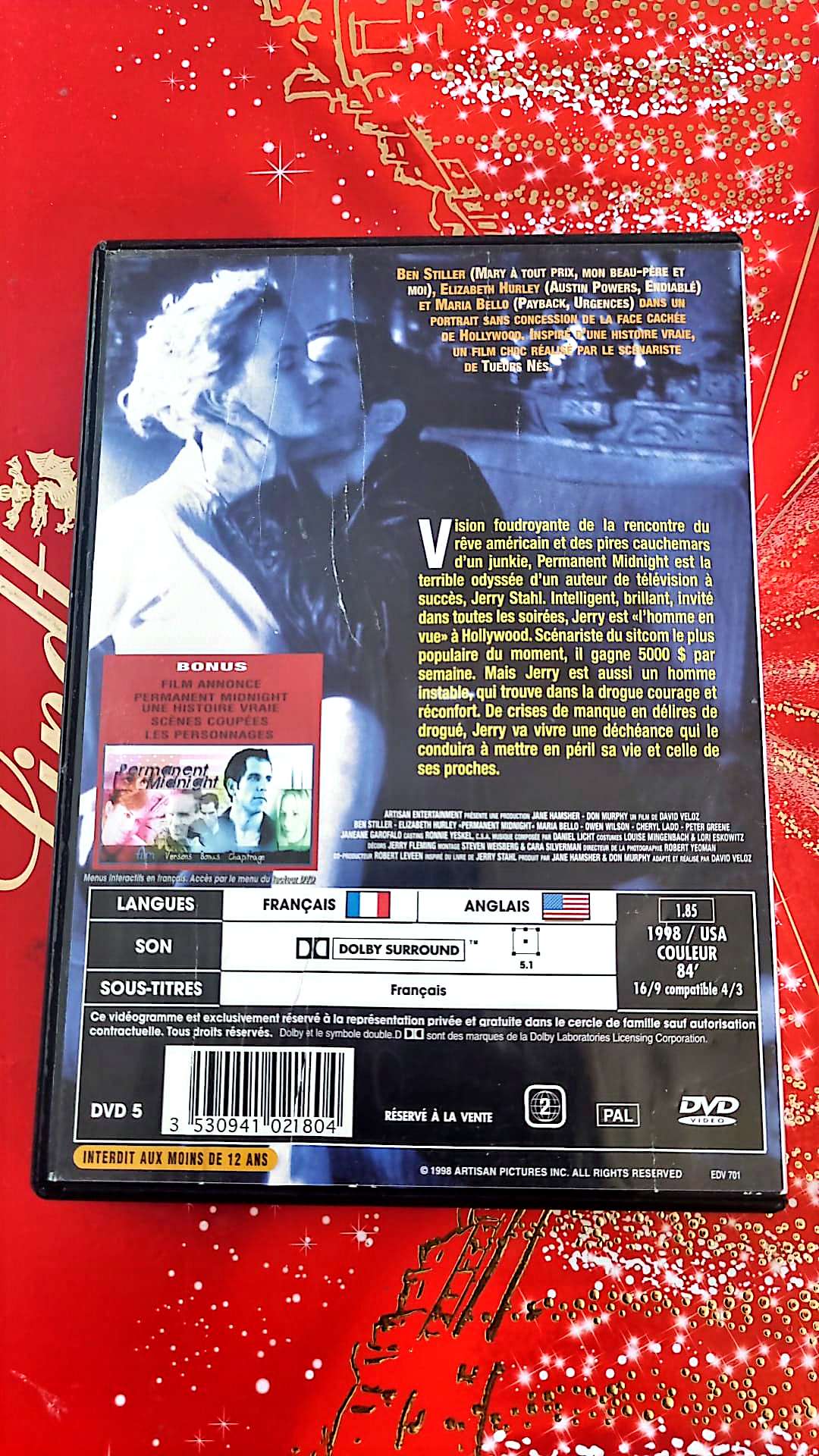 Dvd Permanent Midnight