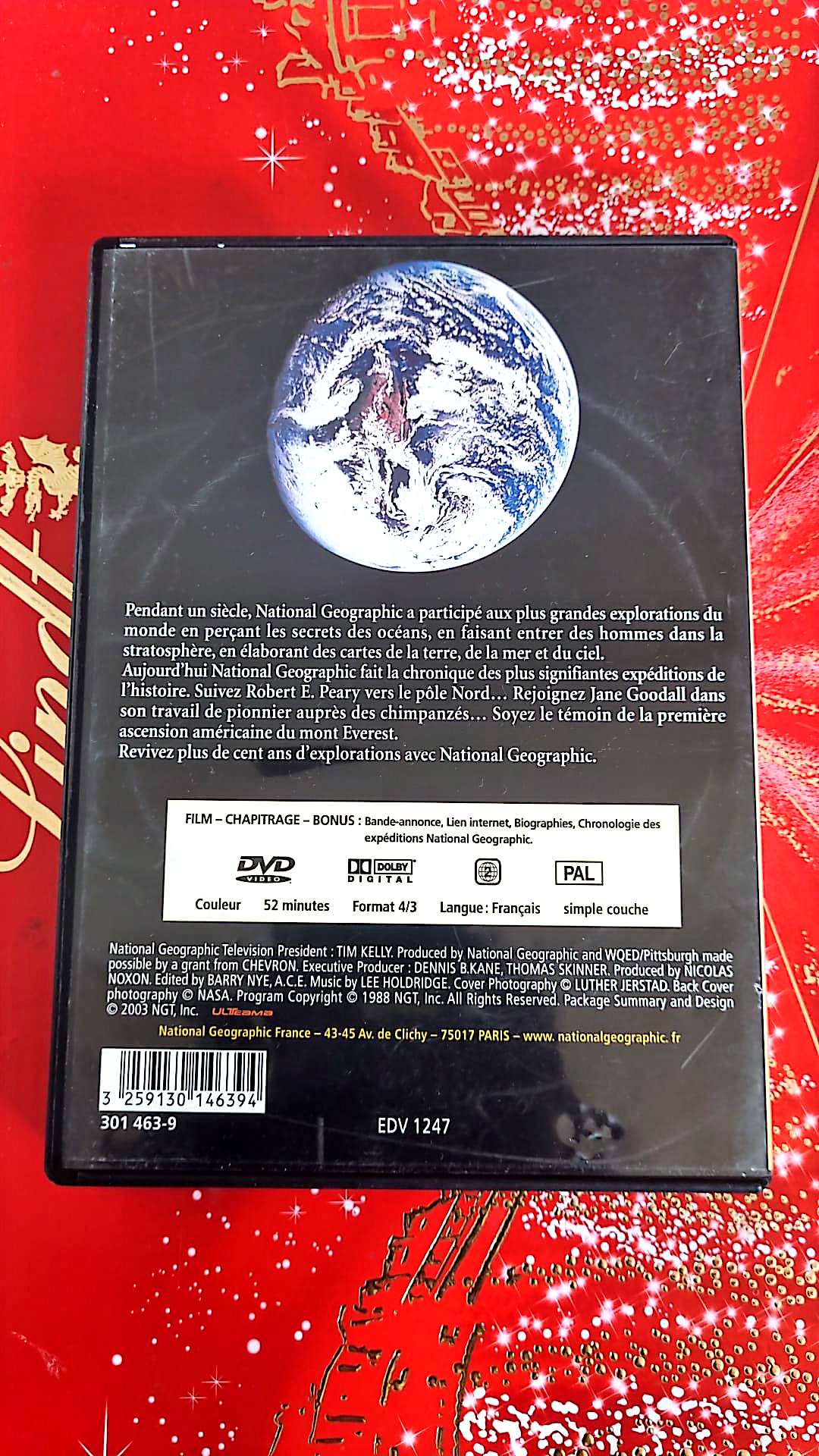 DVD National geographic explorateur un siècle de découvertes