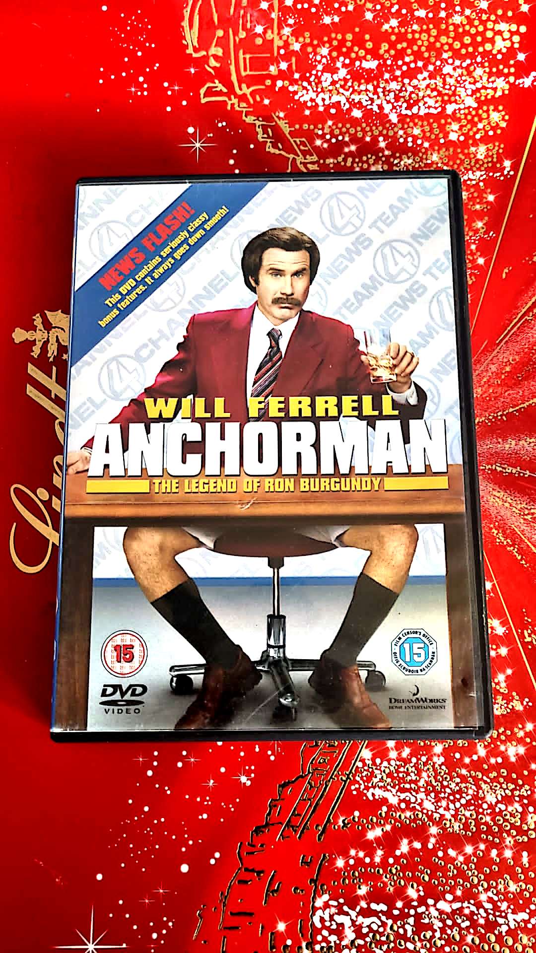 dvd will ferrell anchorman the legend of ron burgundy