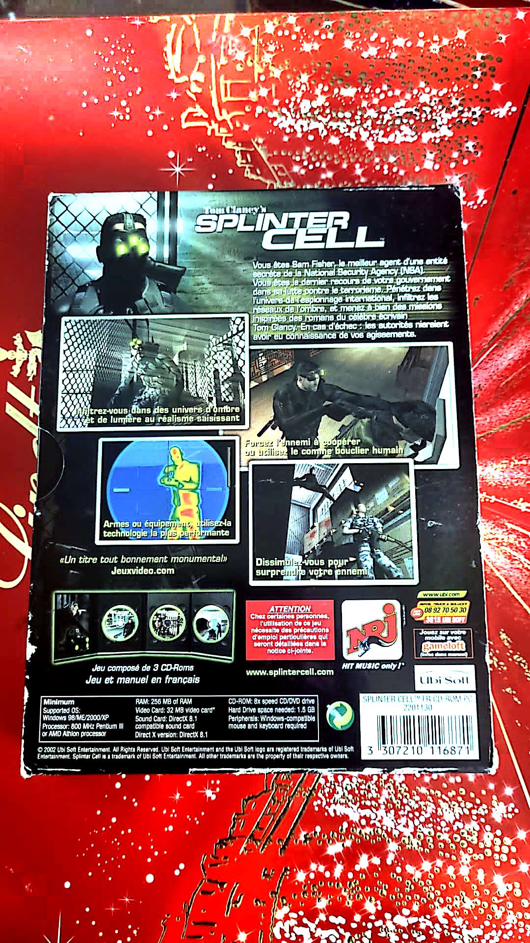 jeu pc splinter cell