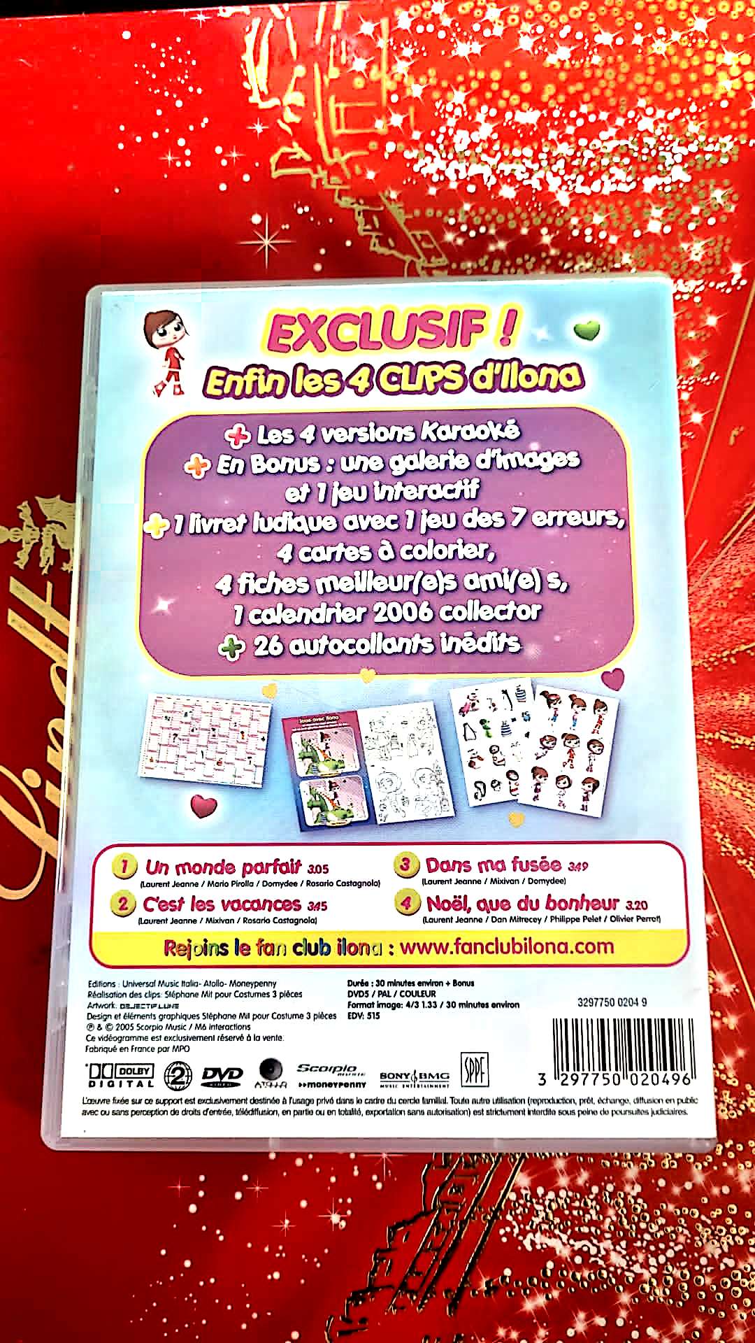 dvd ilona mitrecey enfin les 4 clips