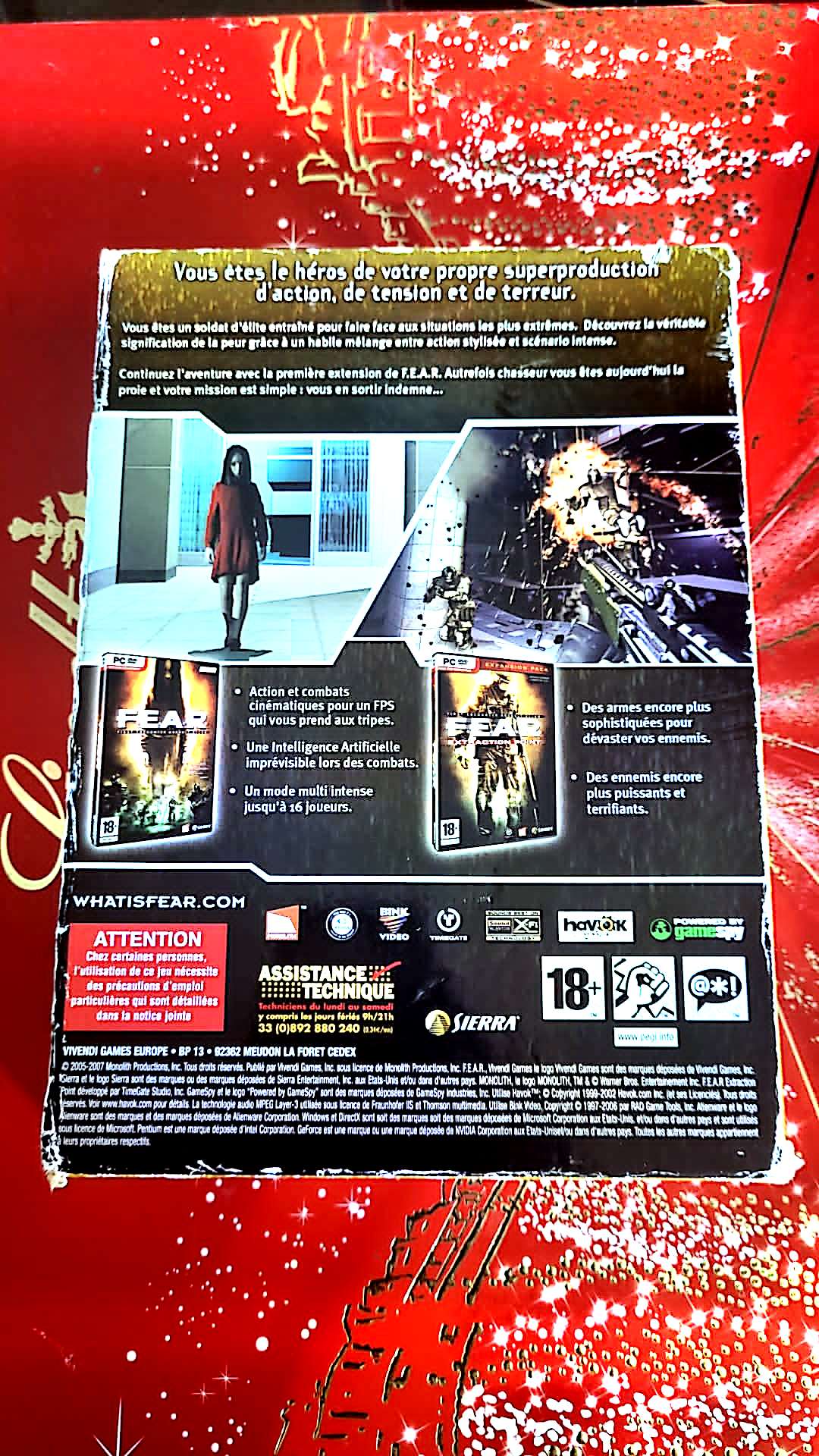 jeu pc fear gold edition
