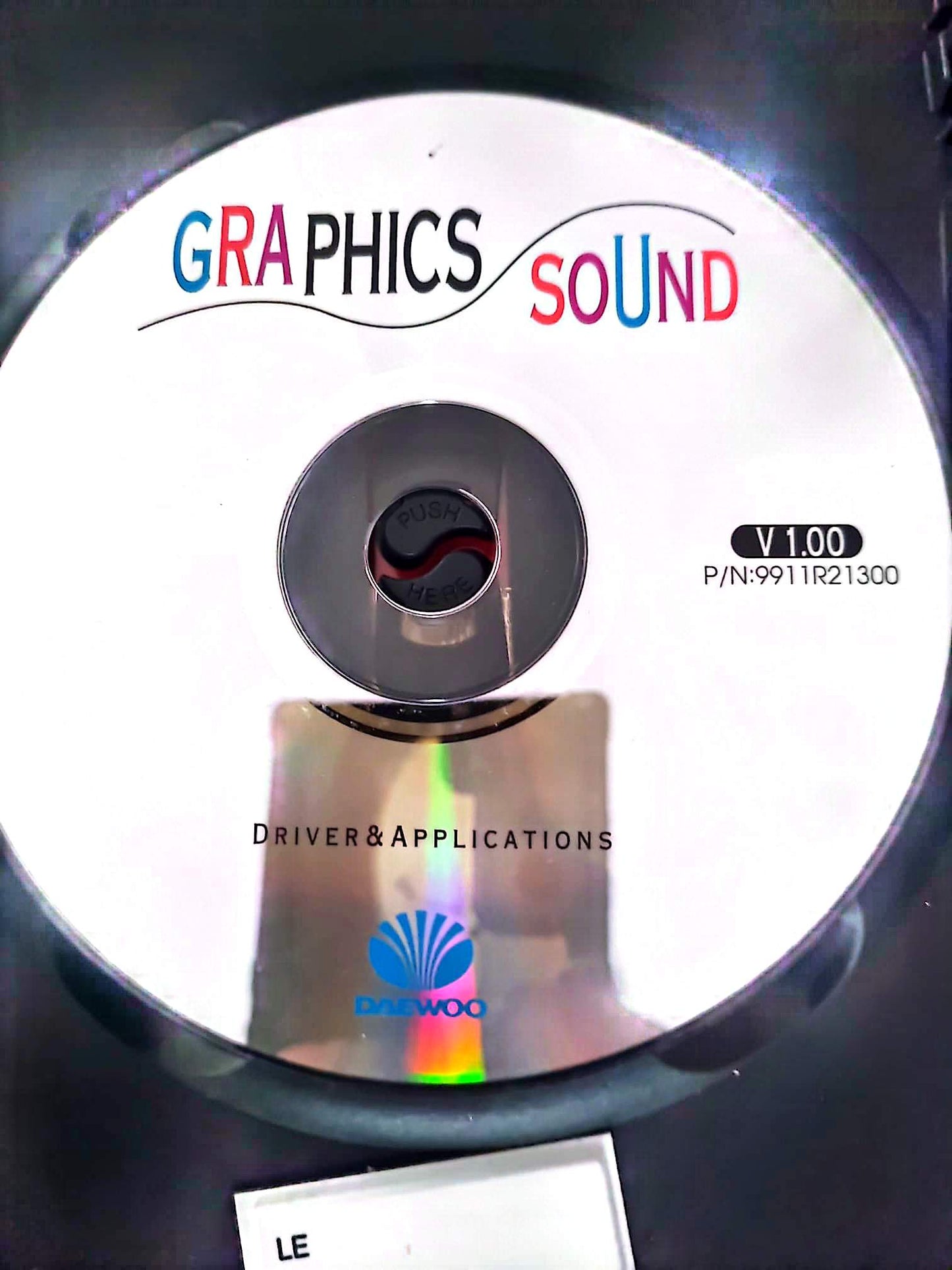 CD-ROM Daewoo Drivers & Applications – Pilotes Matériel – Sans boîtier