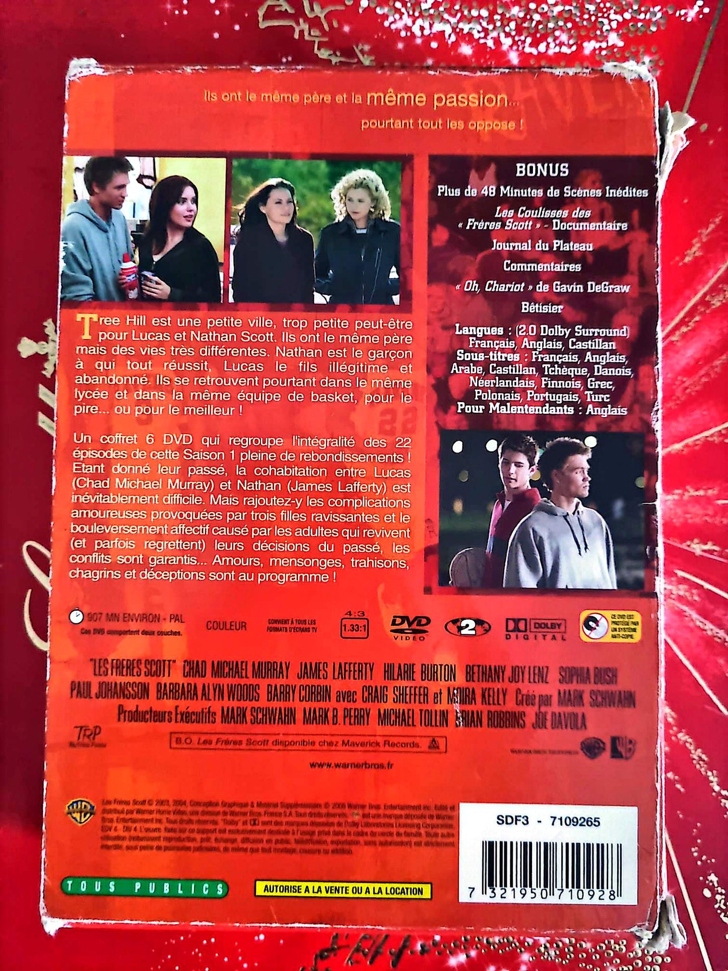 Les Frères Scott Saison 1 – Coffret 6 DVD – Intégrale – Série TV – Édition France – Occasion