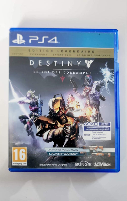 Destiny : Le Roi des Corrompus Édition Légendaire – Jeu PS4 Occasion – FPS Action RPG – Version Française