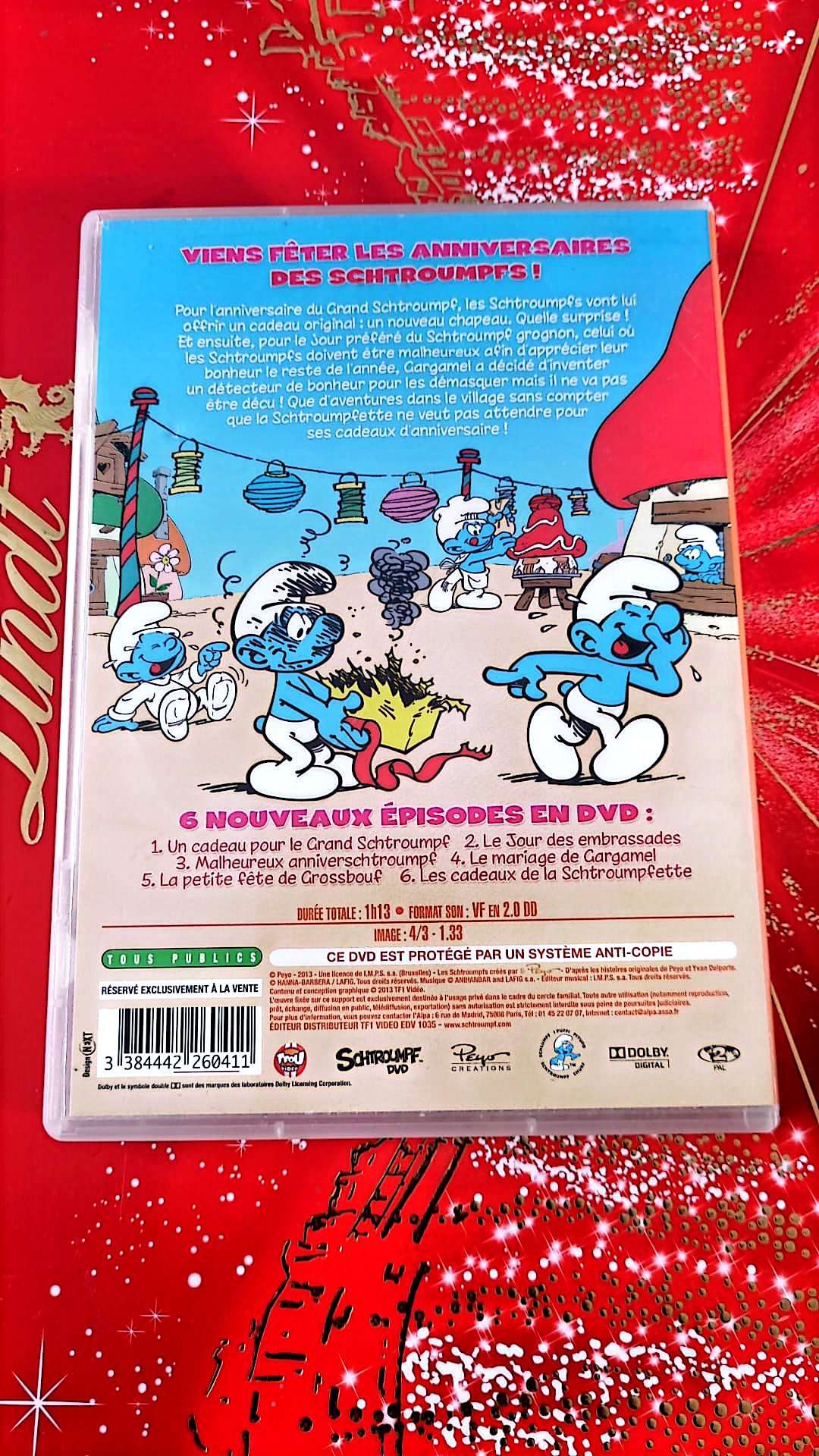 DVD : les anniversaires des Schtroumpfs