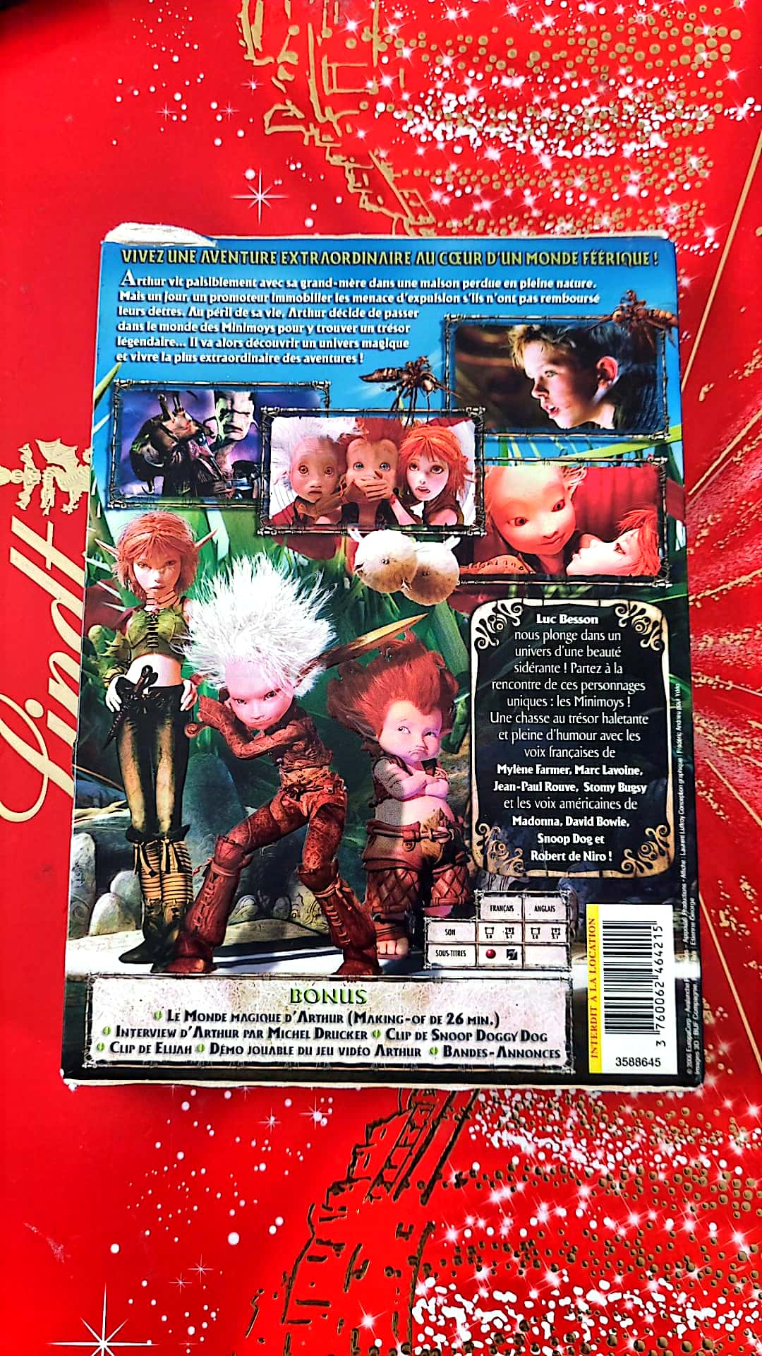 DVD Arthur et les Minimoys