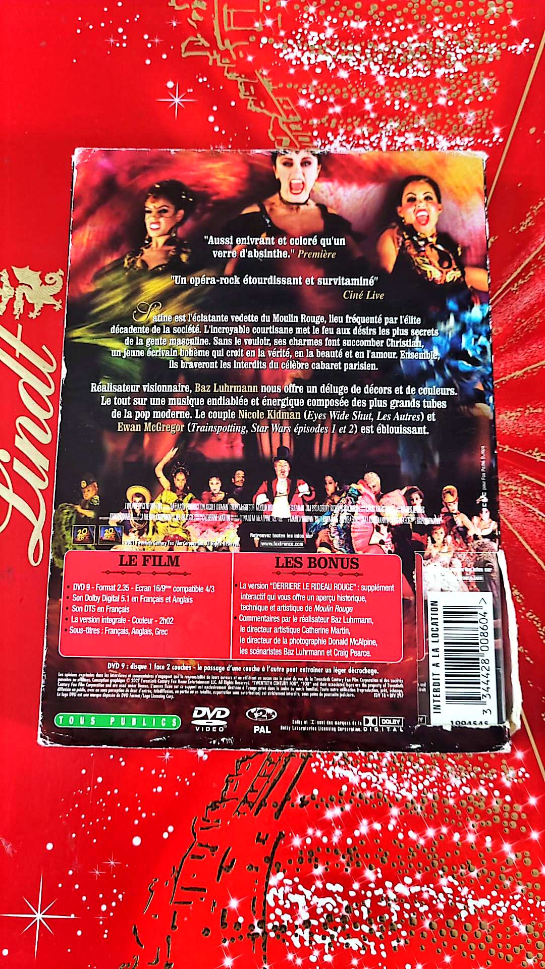 DVD : moulin rouge