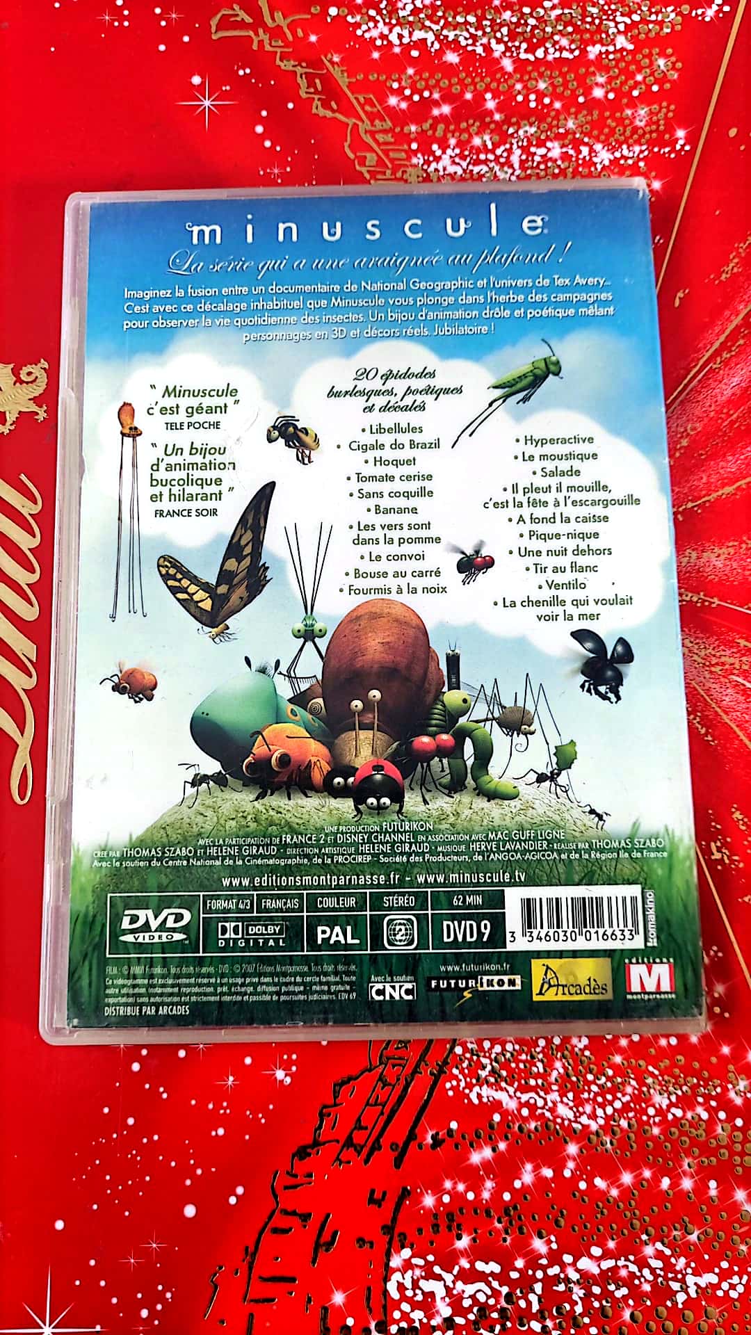 DVD minuscule la vie privée des insectes