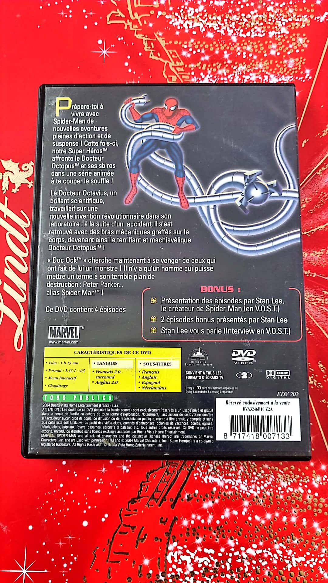 DVD Spiderman contre docteur octopus