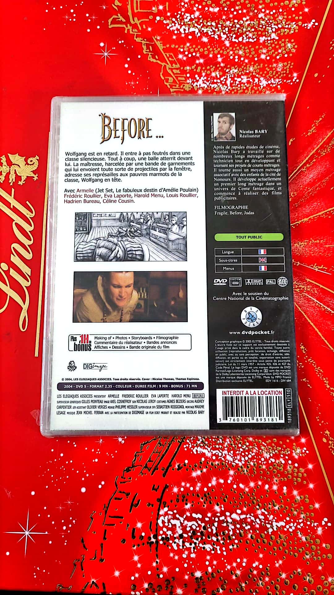 DVD pocket collection Nicolas Bary before neuf