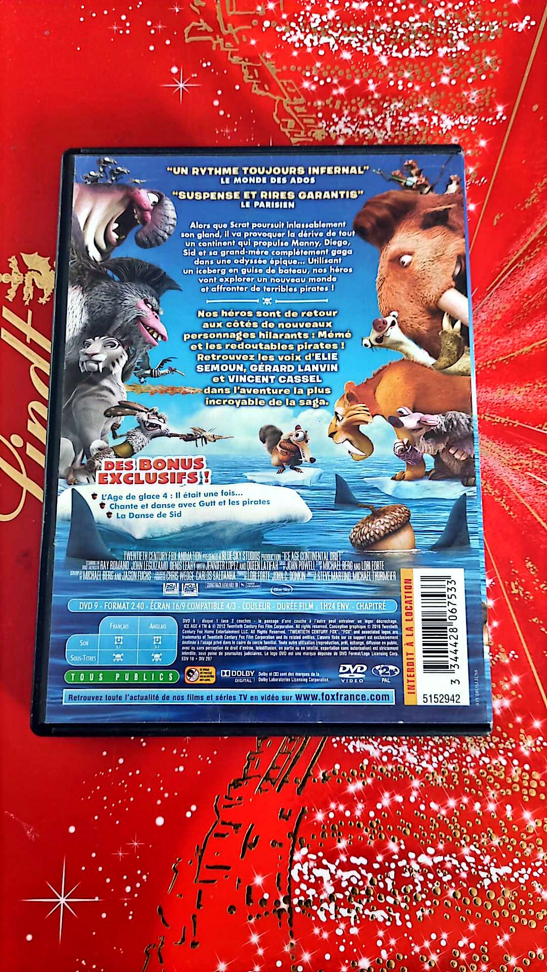 DVD l'age de glace 4 la dérive des continents