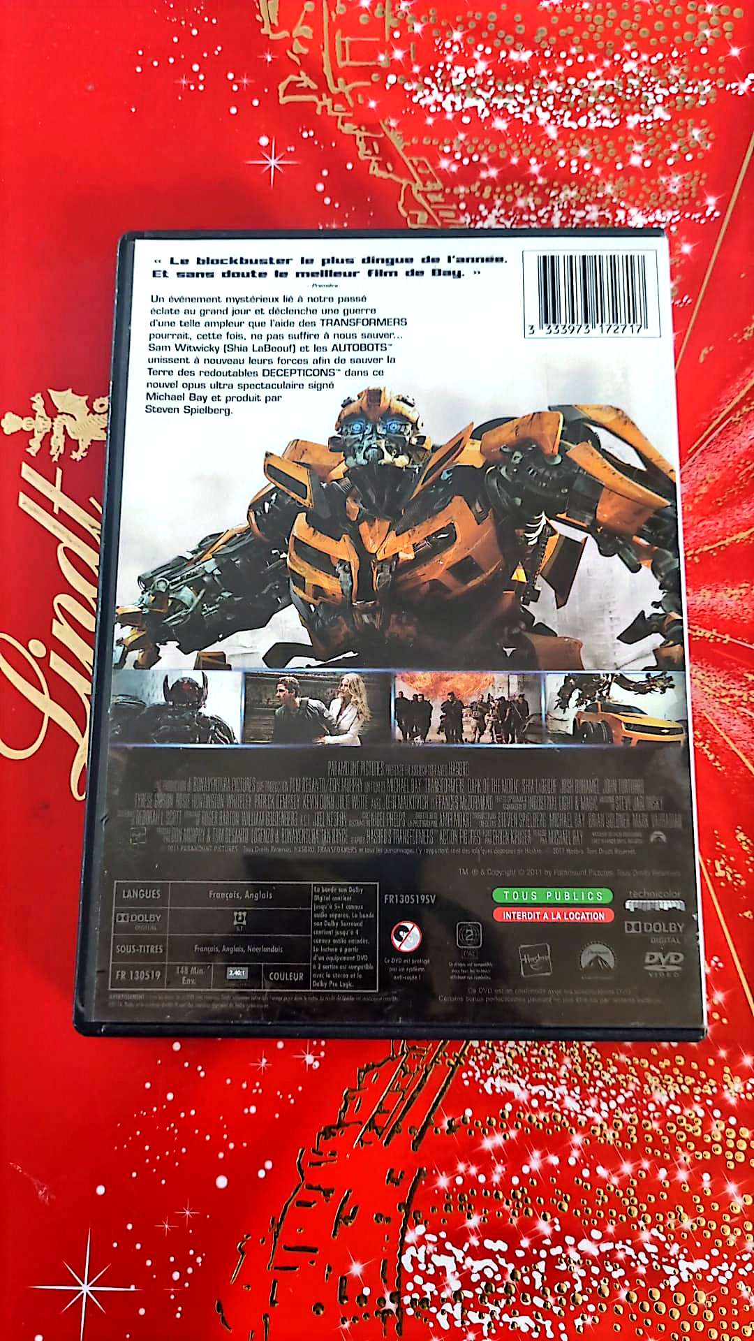 DVD transformers 3 film complet en francais