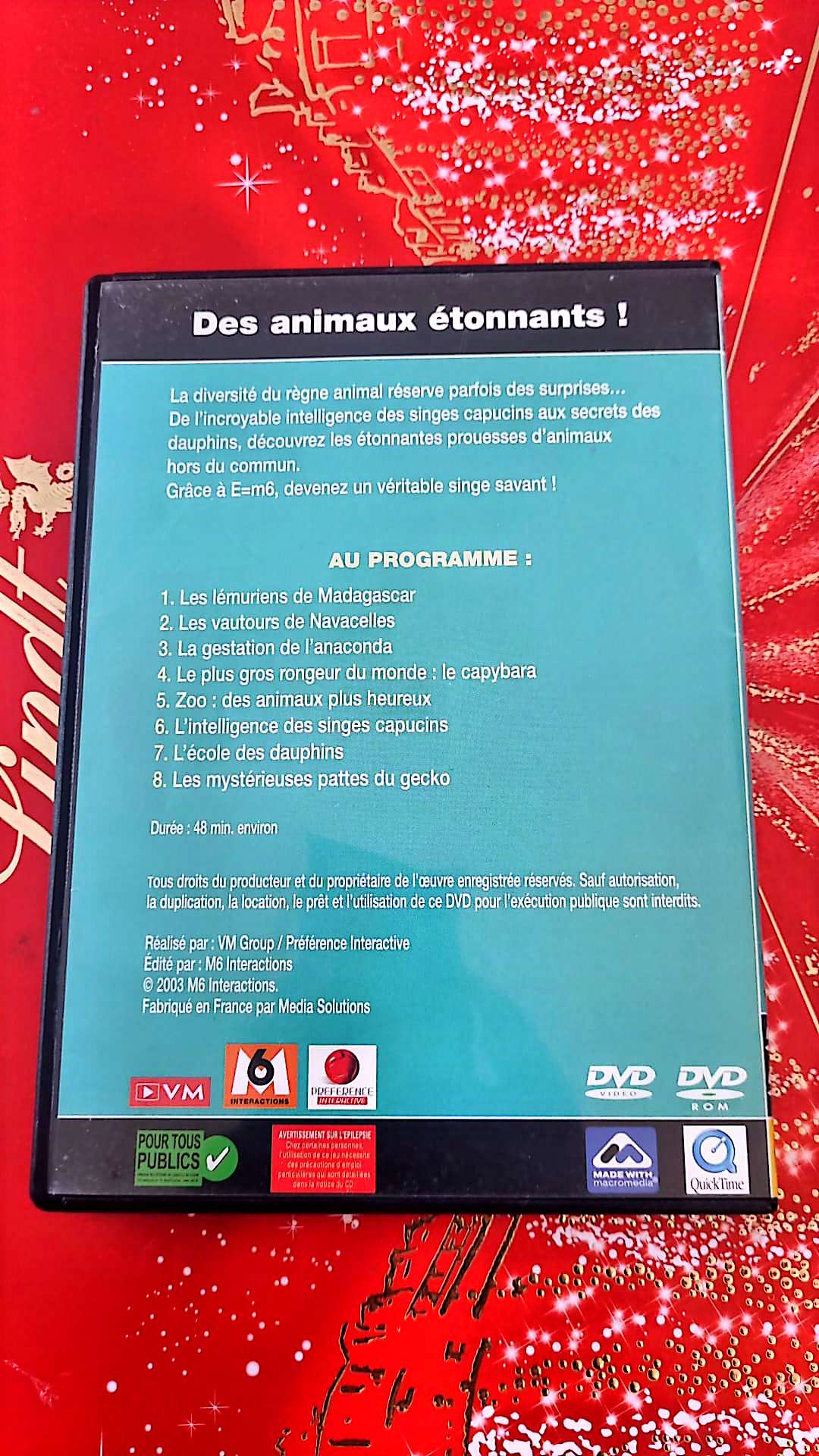 Dvd Des Animaux Étonnants