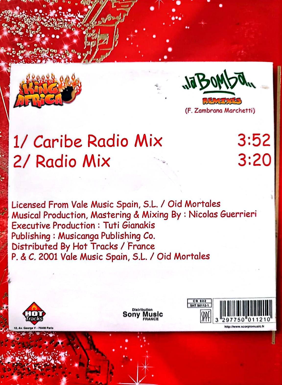 King Africa – La Bomba – CD Single – Remixes cd single