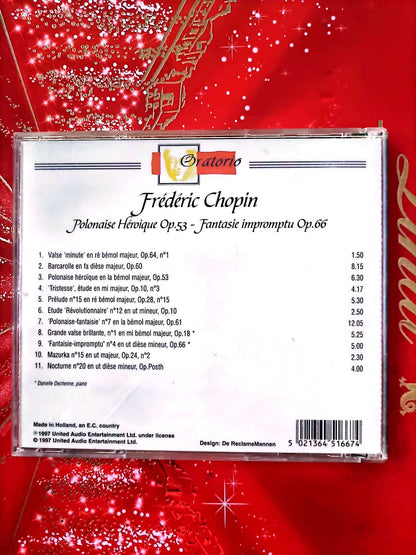 Frédéric Chopin – Polonaise Héroïque Op.53 – Fantaisie-Impromptu – CD Classique cd audio
