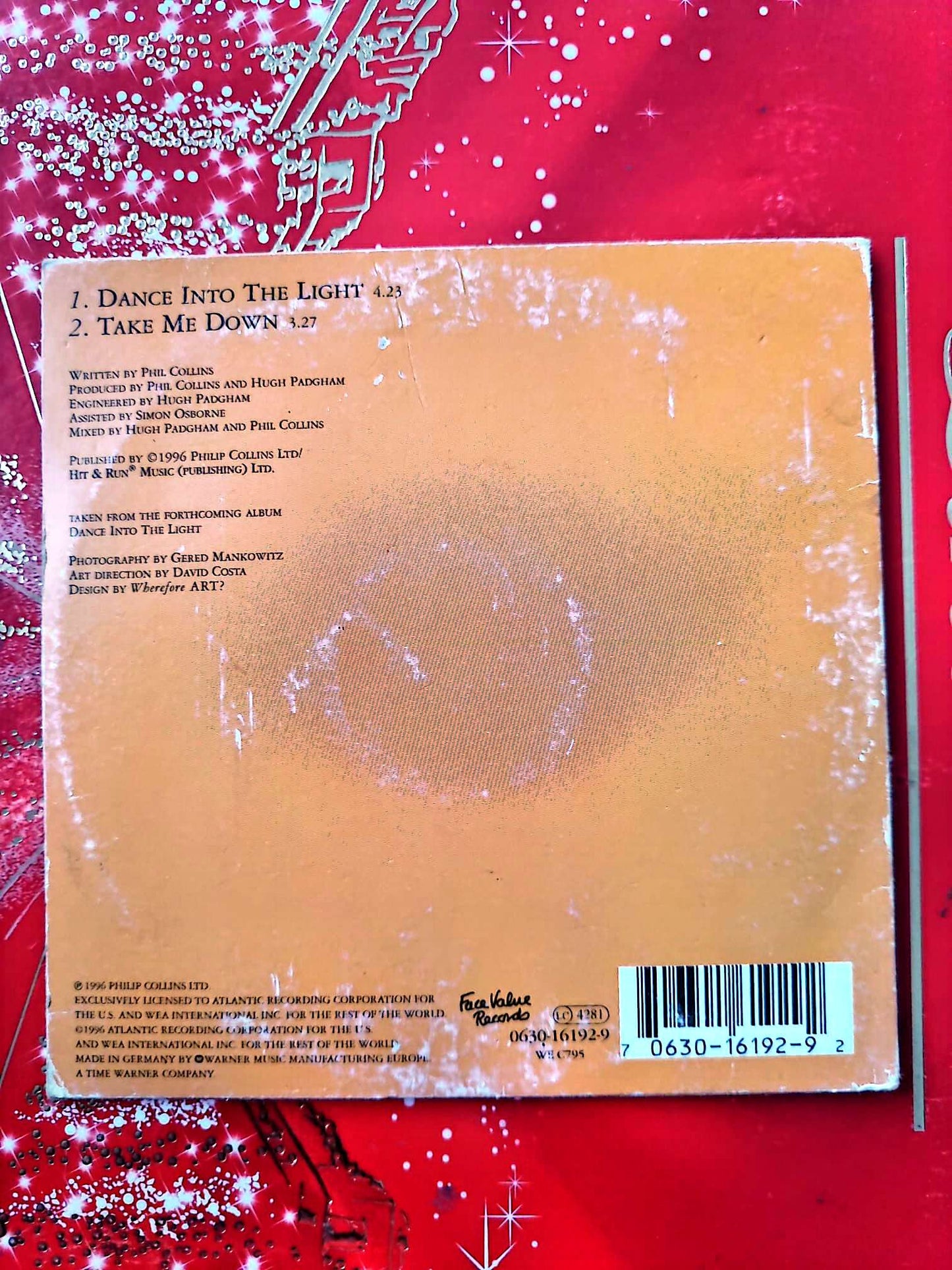 Phil Collins – Dance Into The Light – CD Single cd single