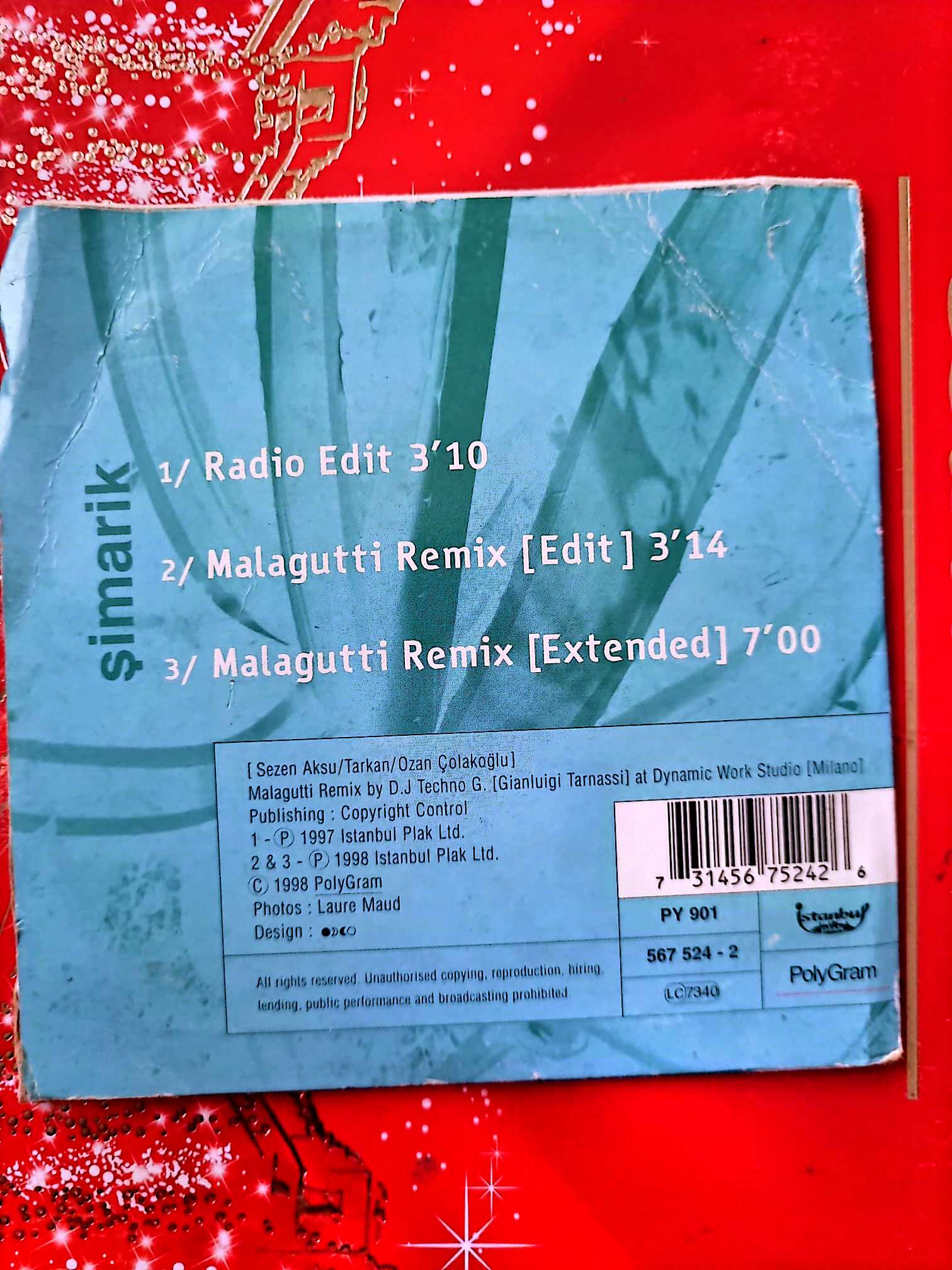 Tarkan – Simarik – CD Single – Remixes cd single