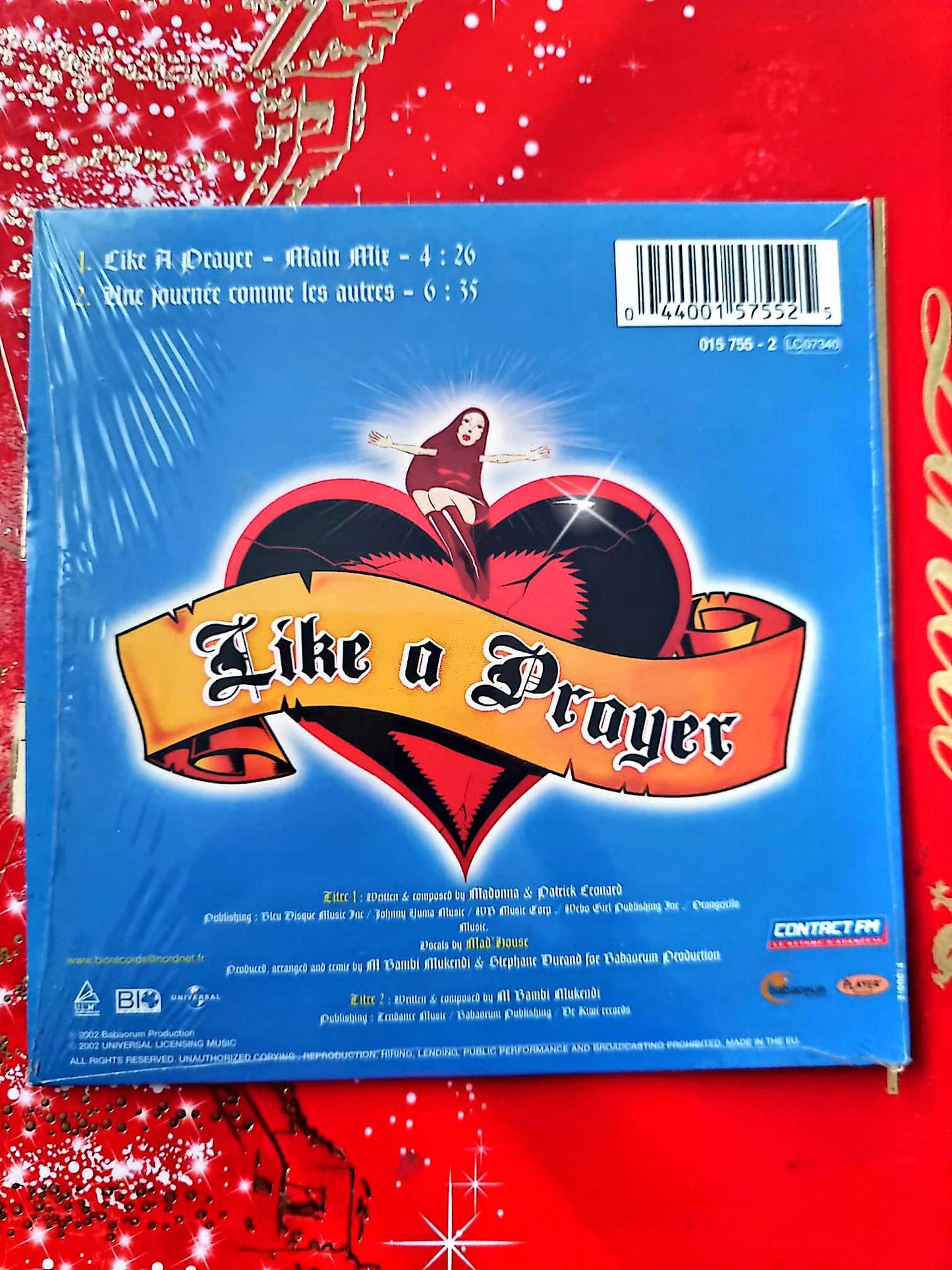 Mad’House – Like a Prayer – CD Single – Version Officielle cd single