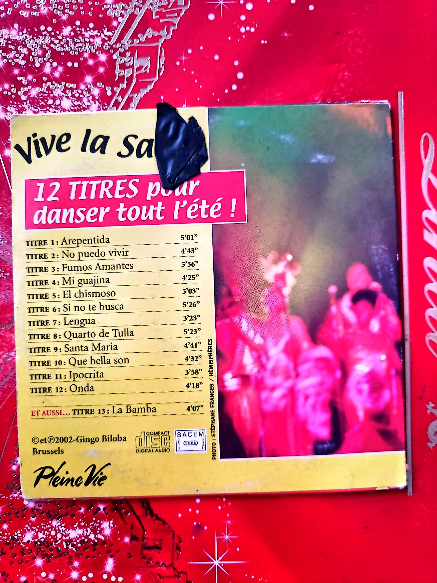 Vive la Salsa – Les Plus Belles Musiques pour Danser Tout l’Été – CD Compilation cd audio