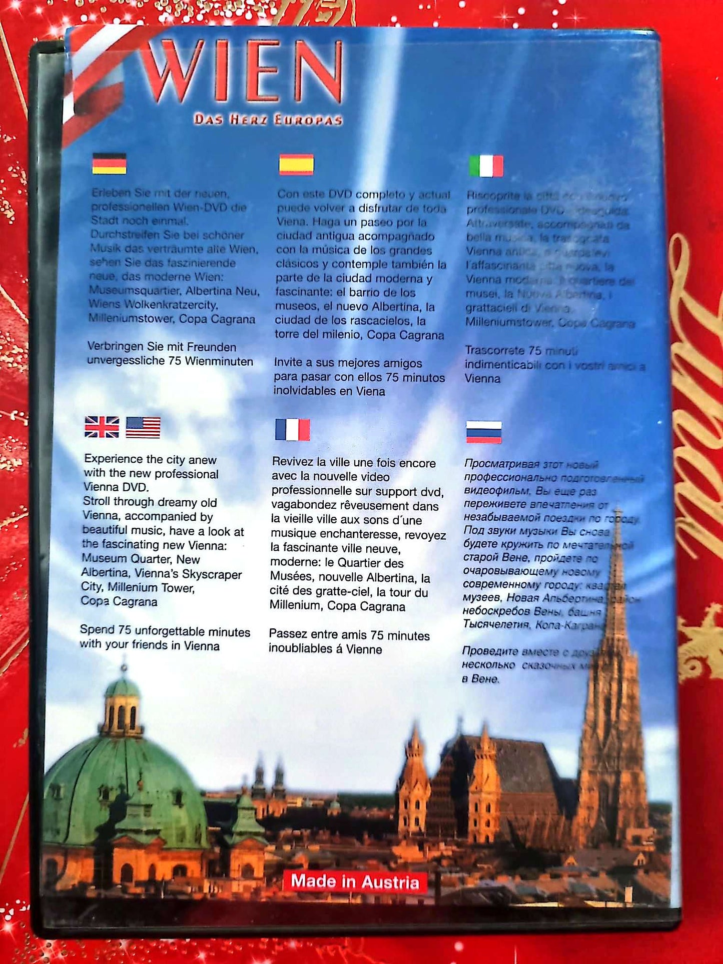 Wien – Das Herz Europas – DVD Documentaire Touristique dvd