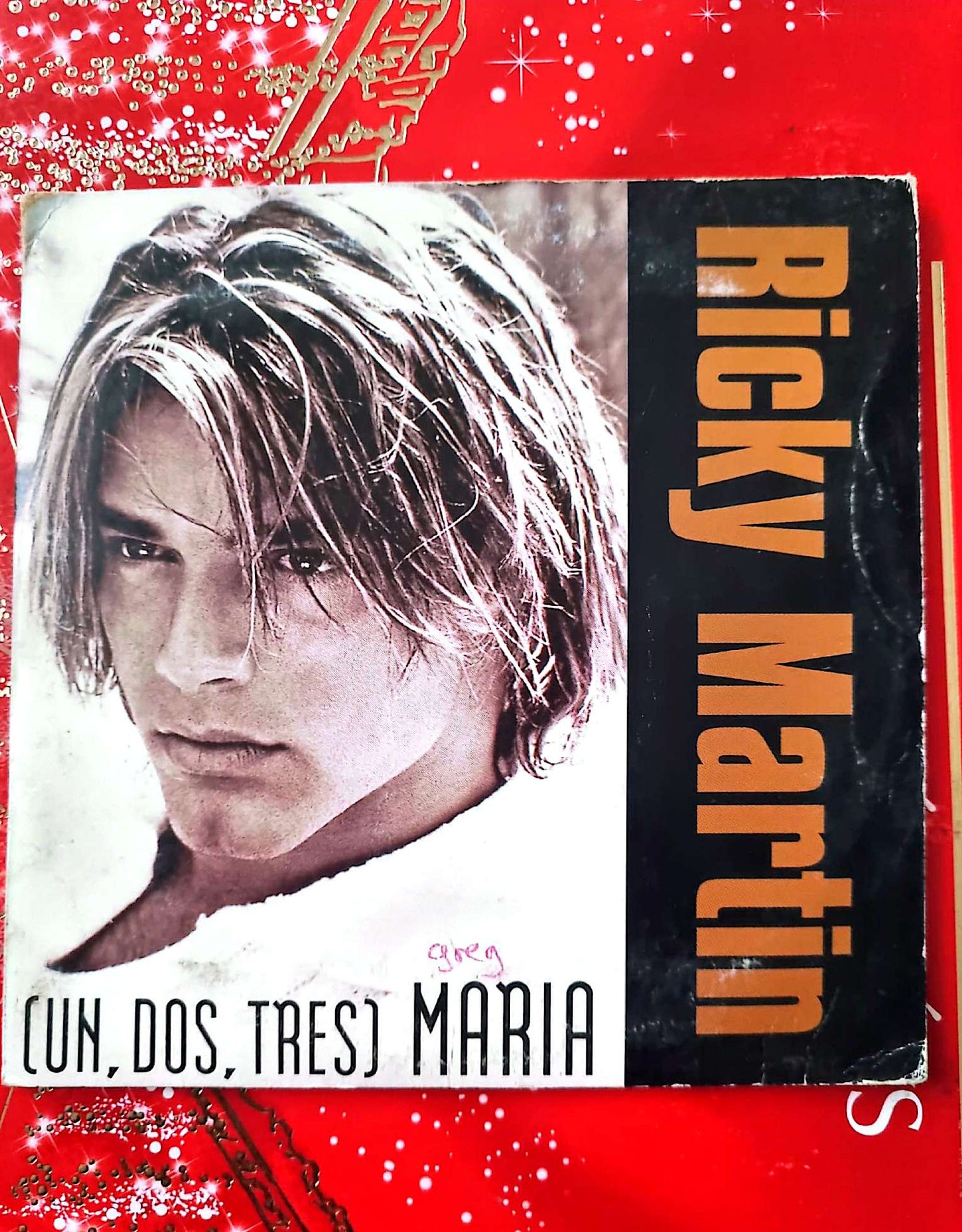 Ricky Martin – Maria – CD Single – Cun, Dos, Tres cd single