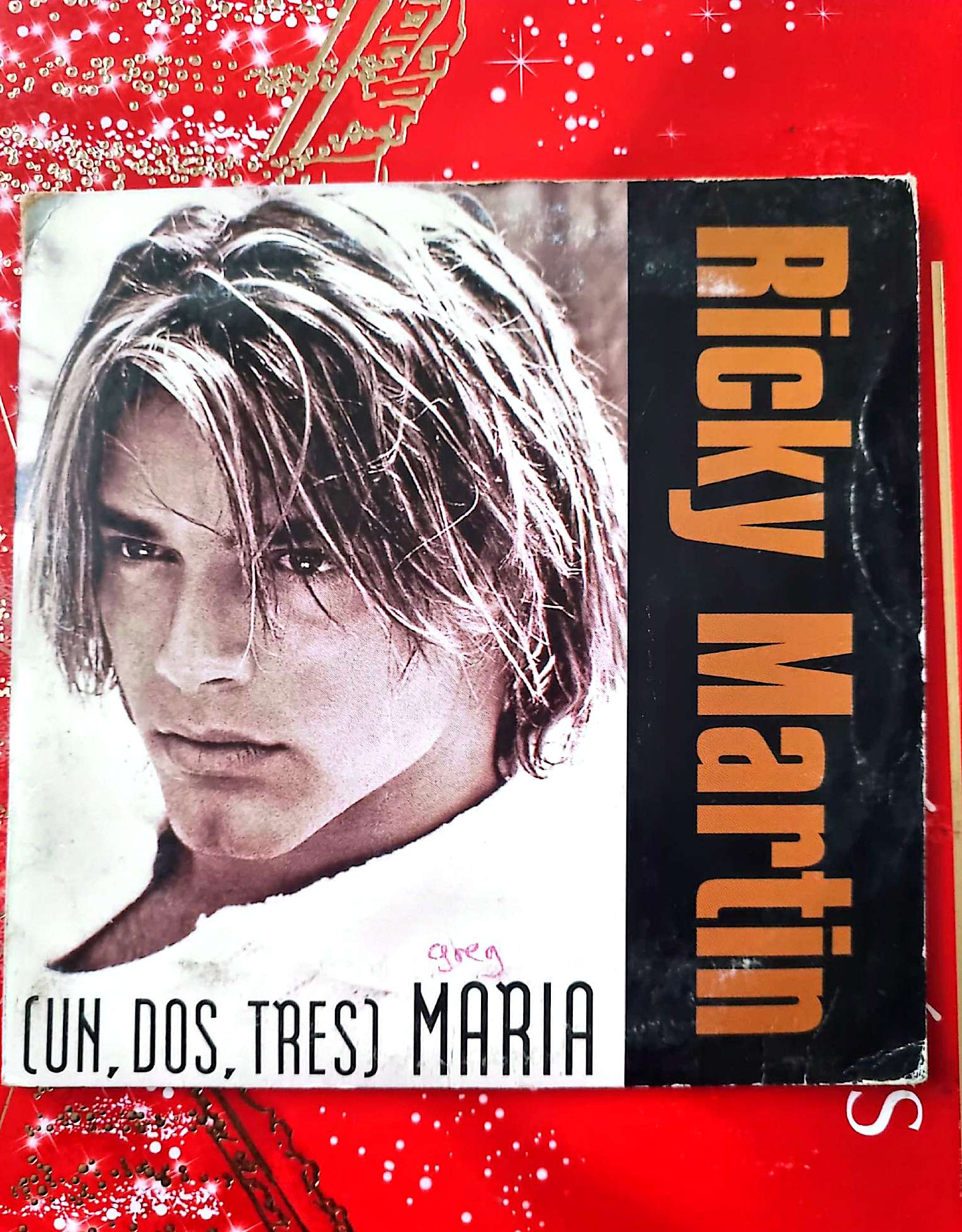 Ricky Martin – Maria – CD Single – Cun, Dos, Tres cd single