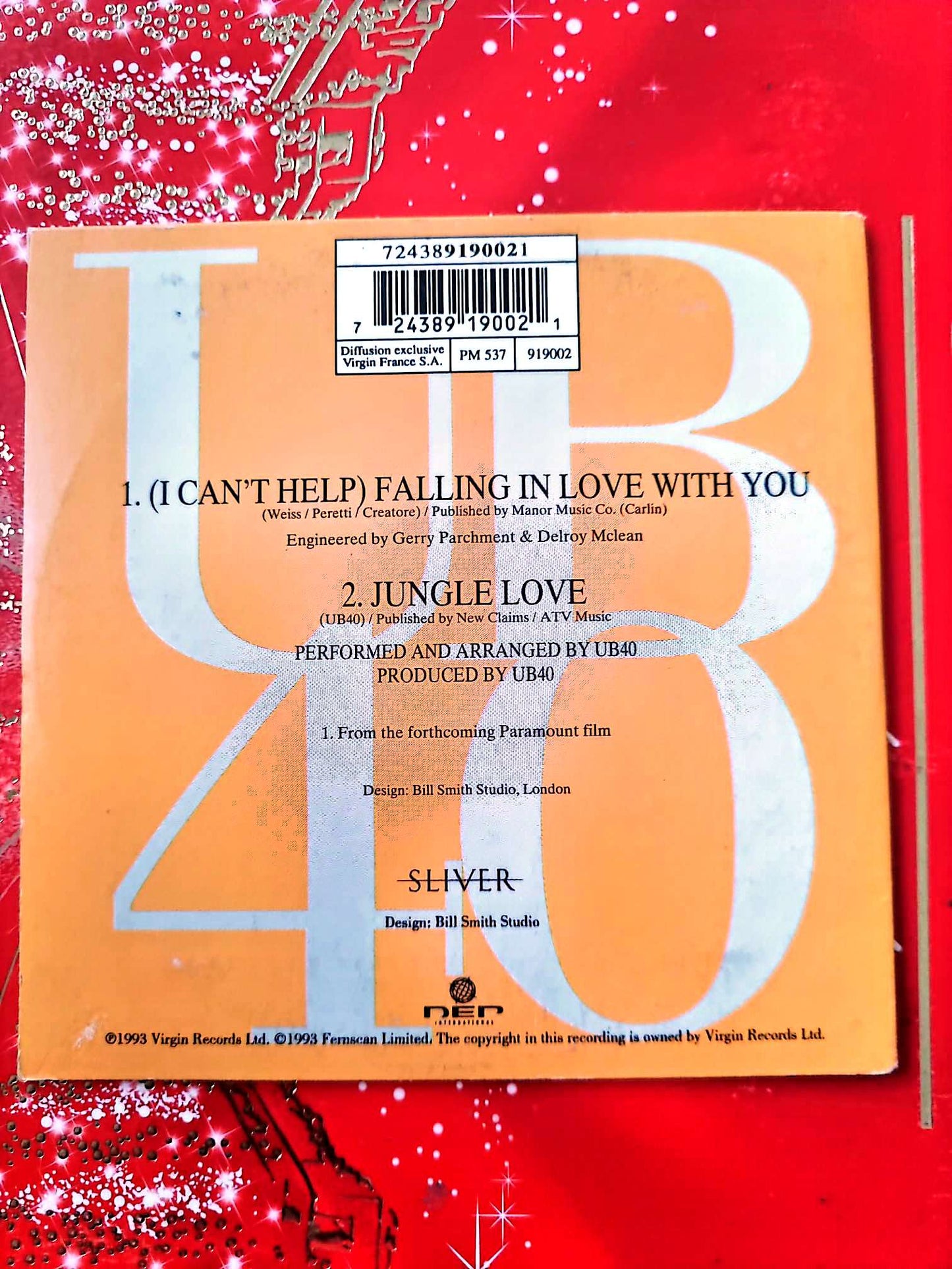 UB40 – (I Can’t Help) Falling in Love with You – CD Single – 2 titres cd single
