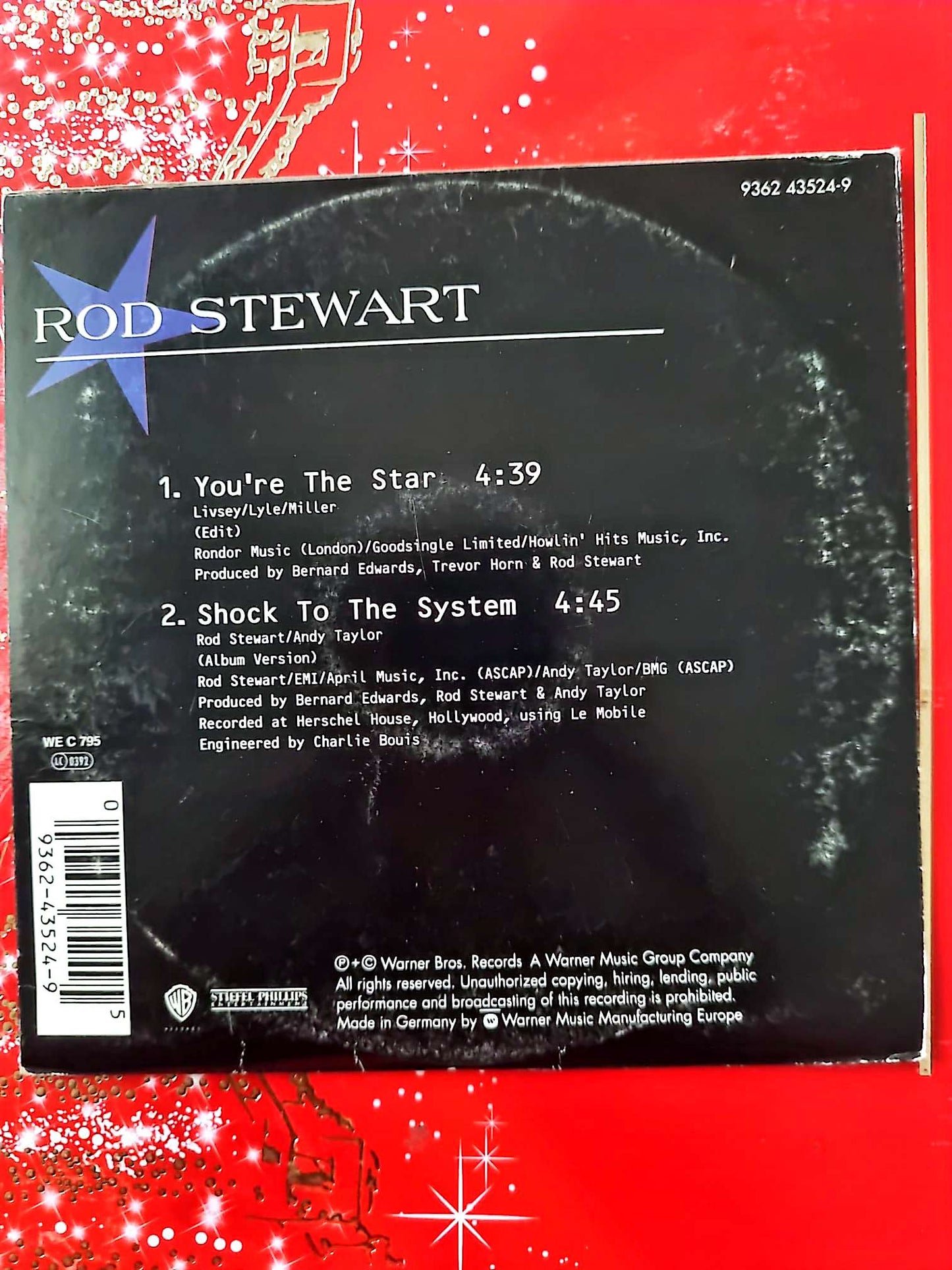 Rod Stewart – You’re The Star – CD Single cd single