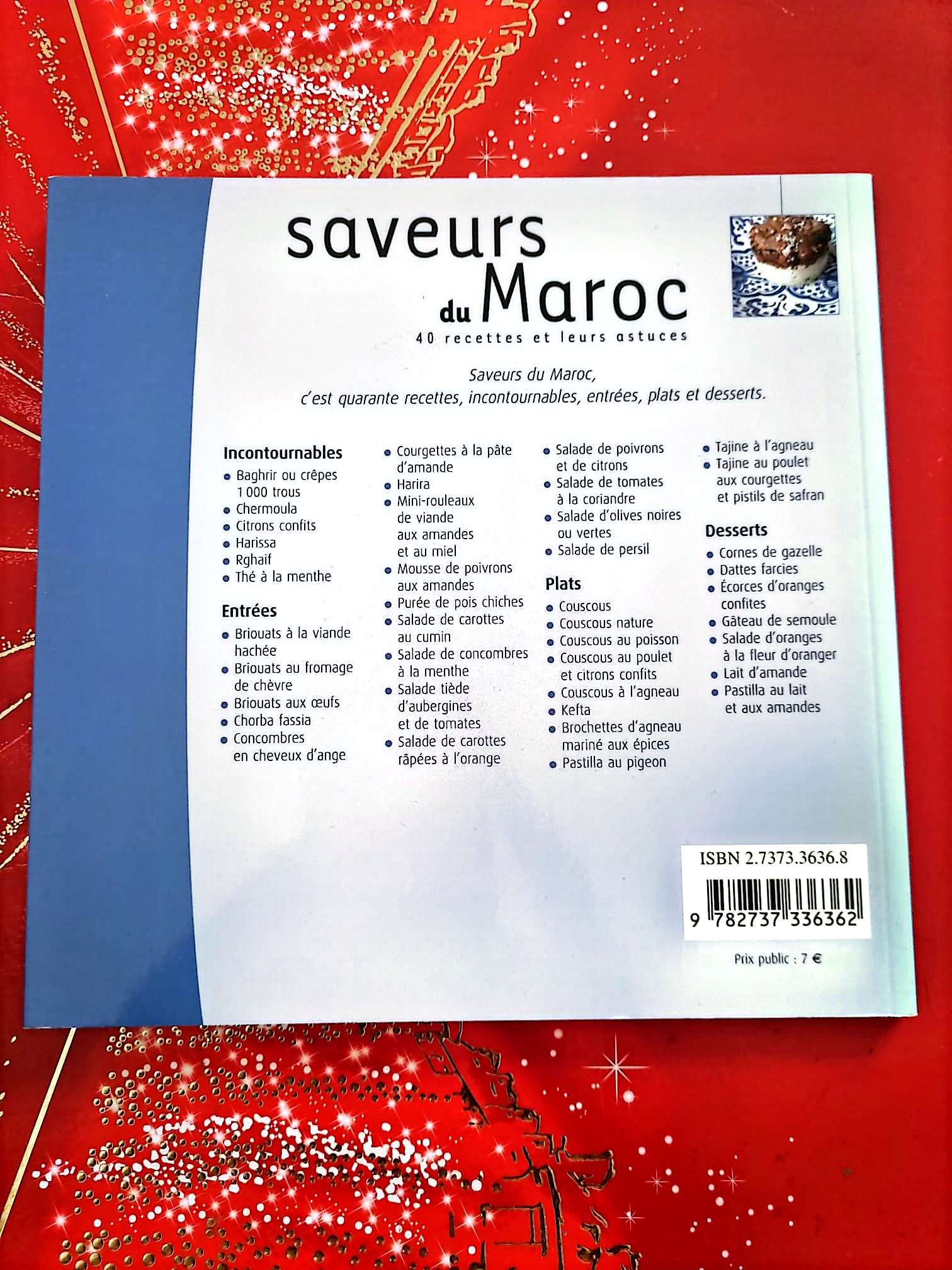 Saveurs du Maroc – 40 recettes et leurs astuces – Livre de cuisine – Éditions Ouest-France livre de cuisine