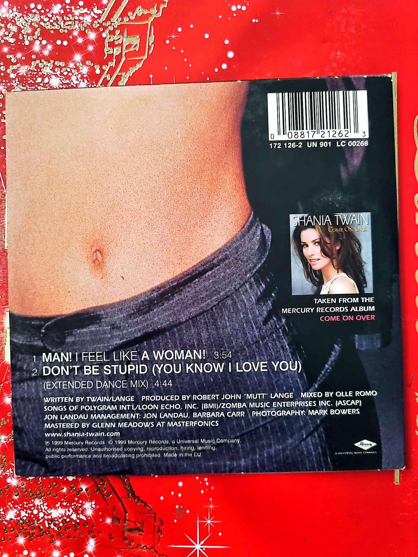Shania Twain – Man! I Feel Like a Woman! – CD Single cd single