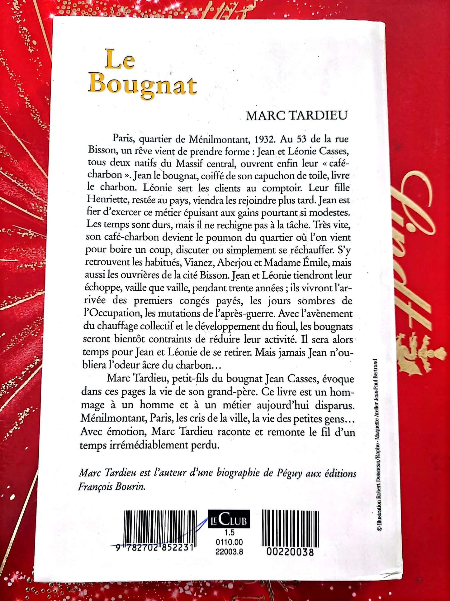 Le Bougnat – Marc Tardieu – Roman historique – Le Club livre