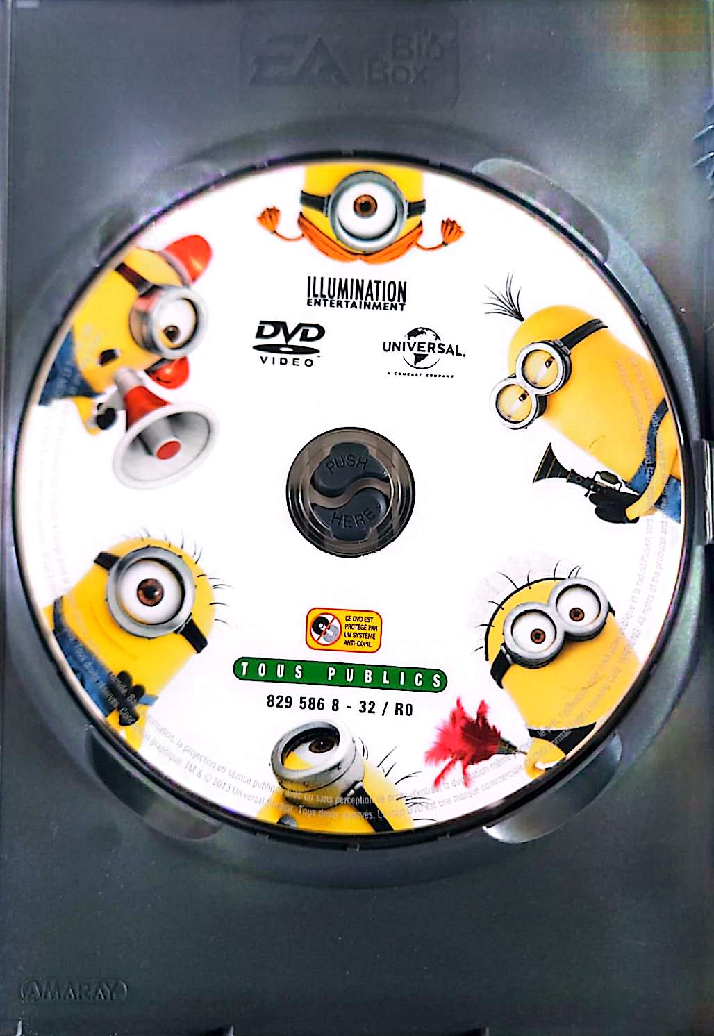 Les Minions DVD Seul Sans Boîtier Film Animation Occasion