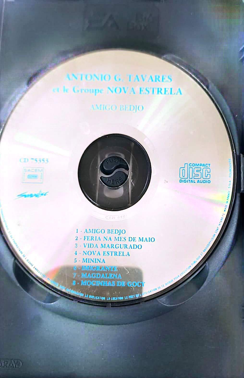 Antonio G. Tavares et le Groupe Nova Estrela Amigo Bedjo CD Audio CD Seul Occasion