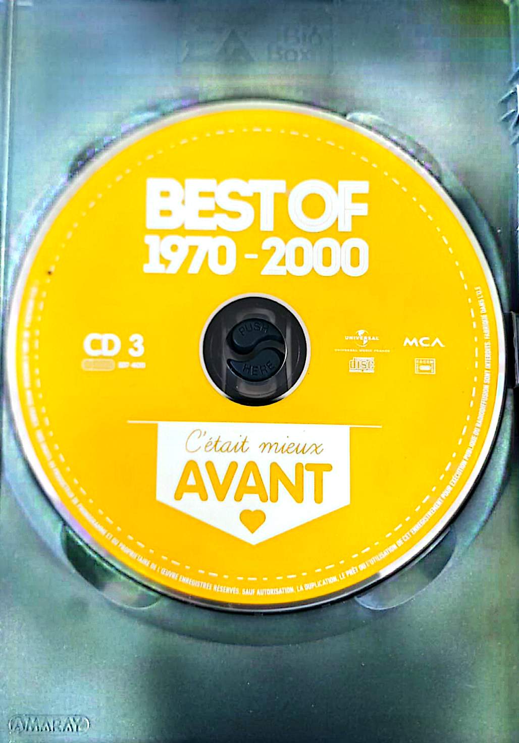 Best Of 1970-2000 C’était Mieux Avant CD 3 Compilation Audio CD Seul Occasion