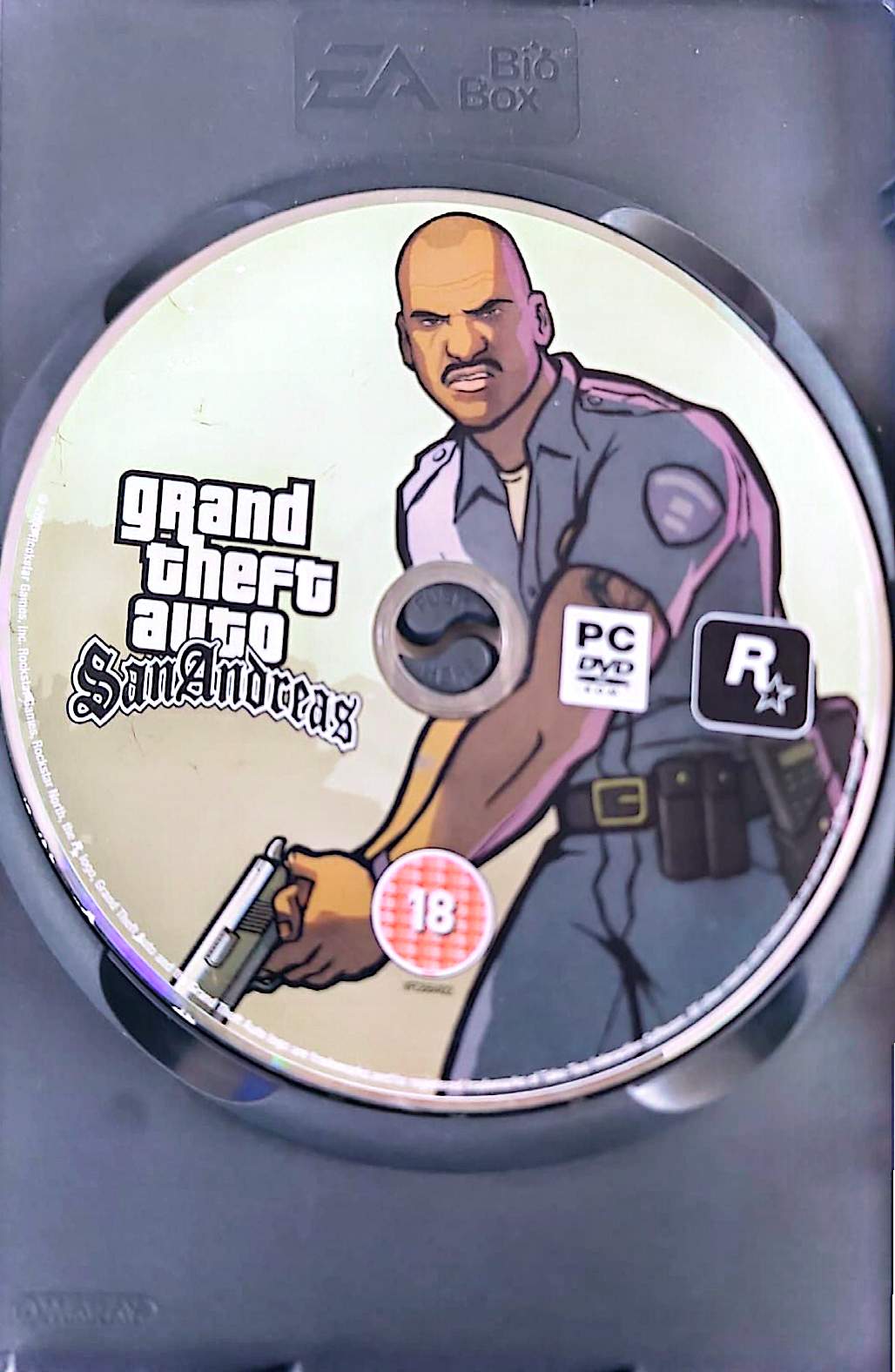 Grand Theft Auto San Andreas Jeu PC DVD-ROM 18+ CD Seul Occasion
