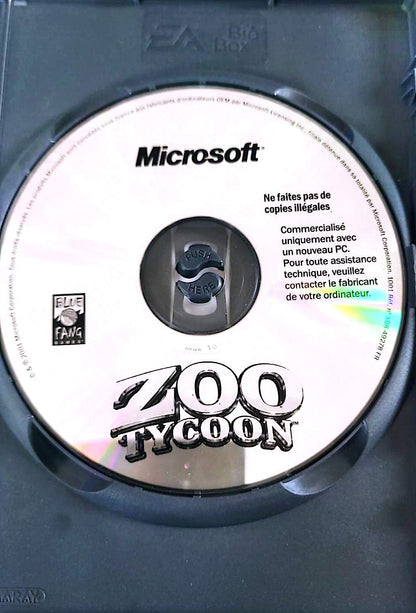 Zoo Tycoon – Jeu PC CD-ROM | Version Française | Microsoft | Occasion Bon État