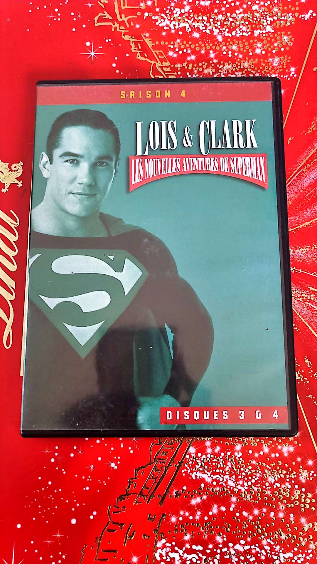 DVD les nouvelles aventures de superman lois et clark disque 3&4 saison 4épisodes 9, 10,11,12,13,14,15&16