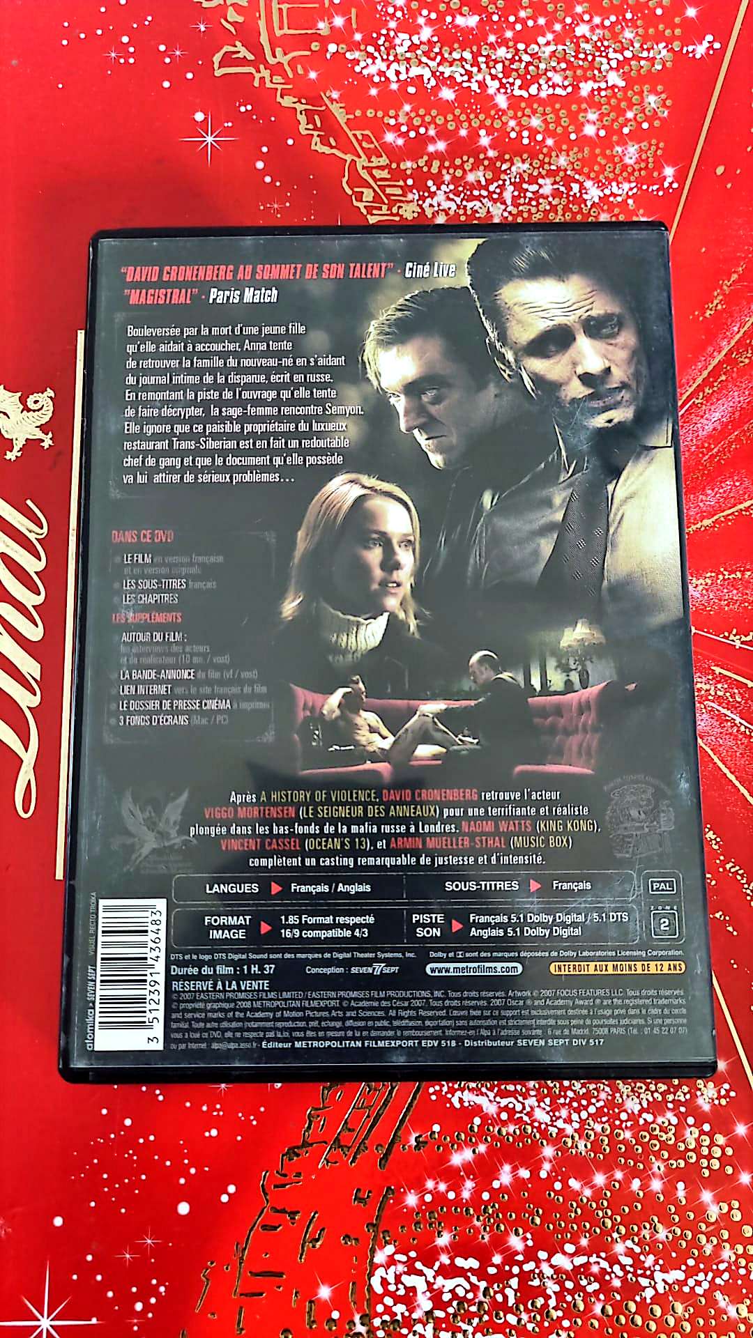 Dvd Les Promesses De L'ombre