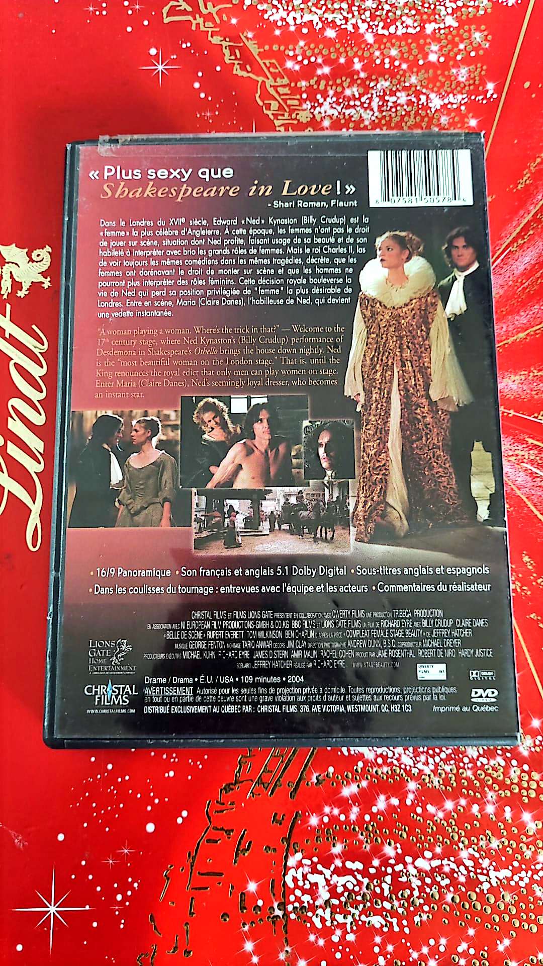 Dvd Belle De Scène Stage Beauty