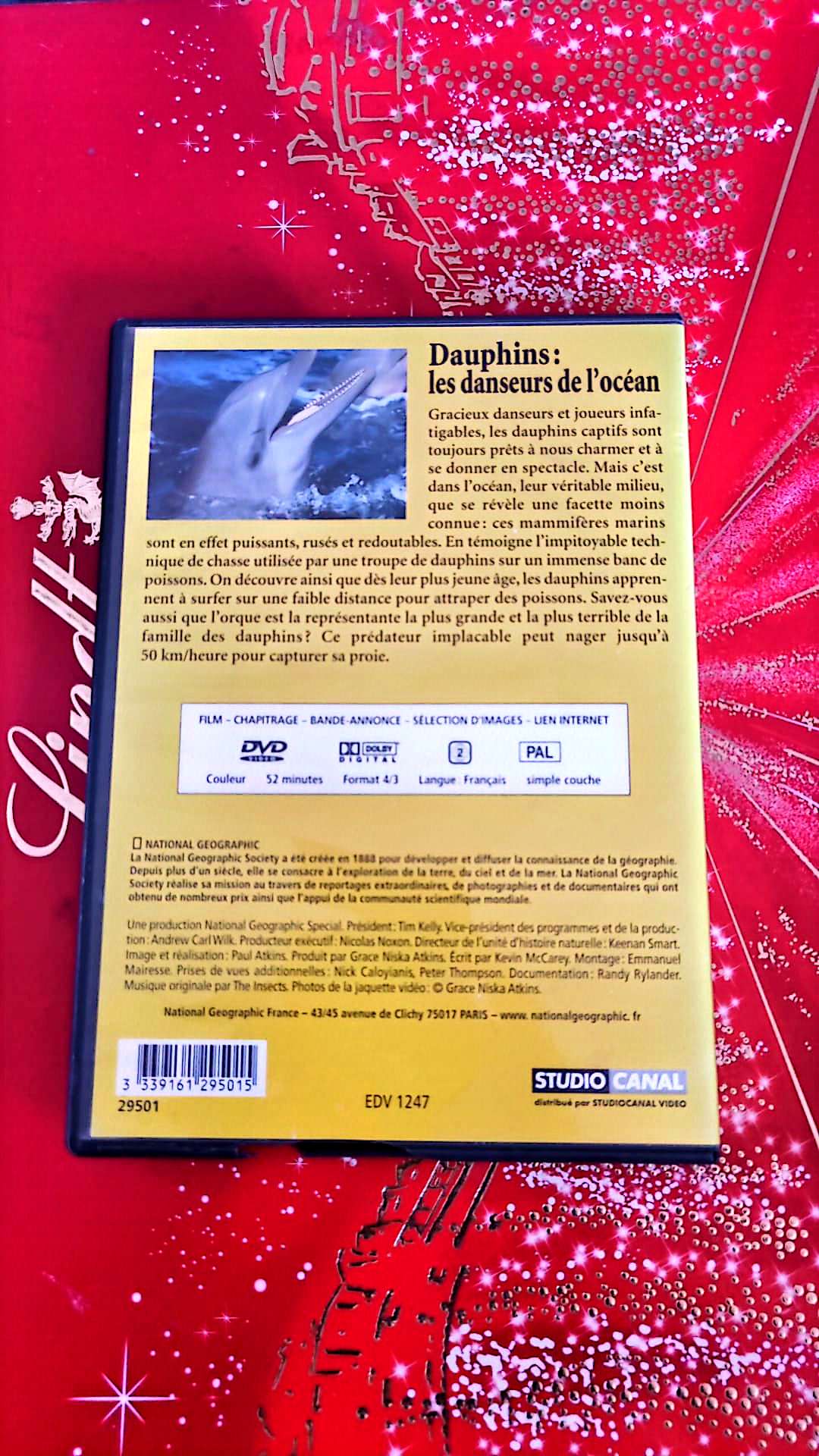DVD National geographic Dauphins les danseurs de l'océan