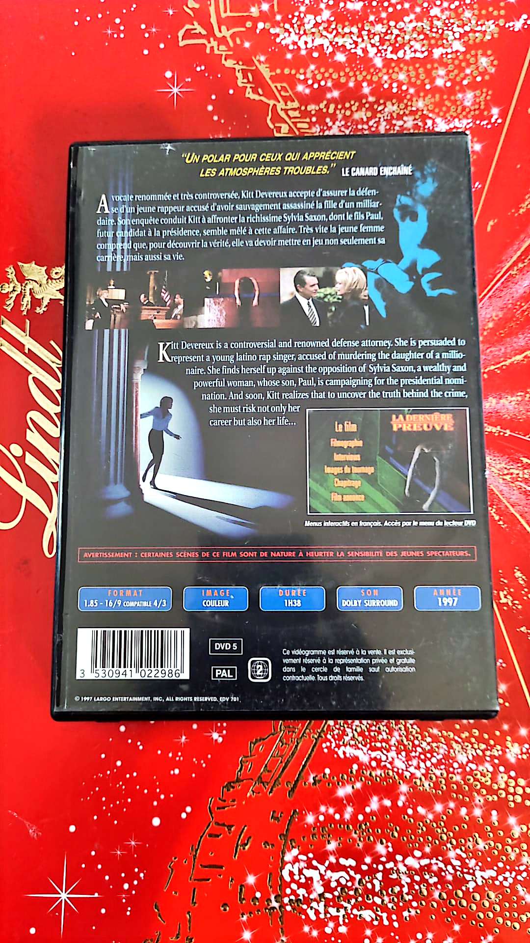 Dvd La Derniere Preuve Film