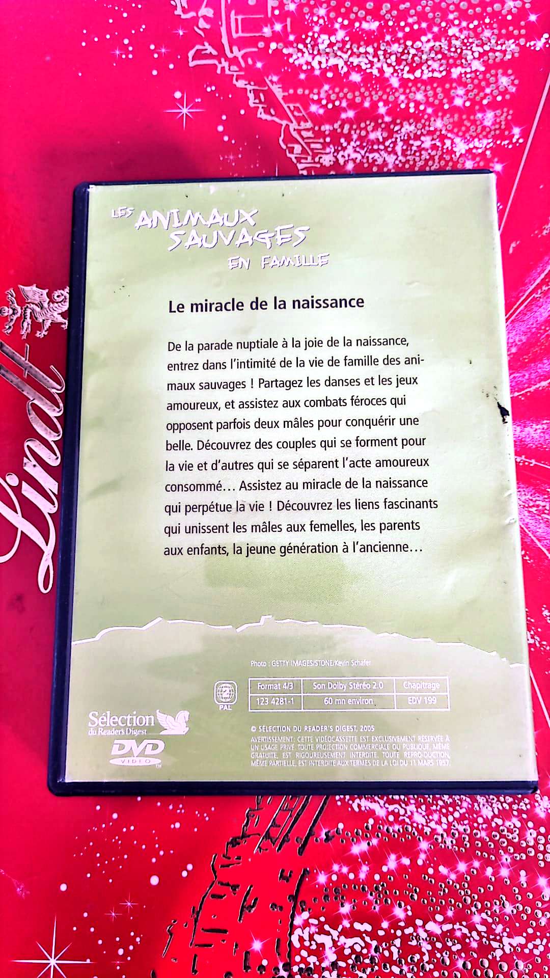 DVD Les animaux sauvages en familles le miracle de la naissance