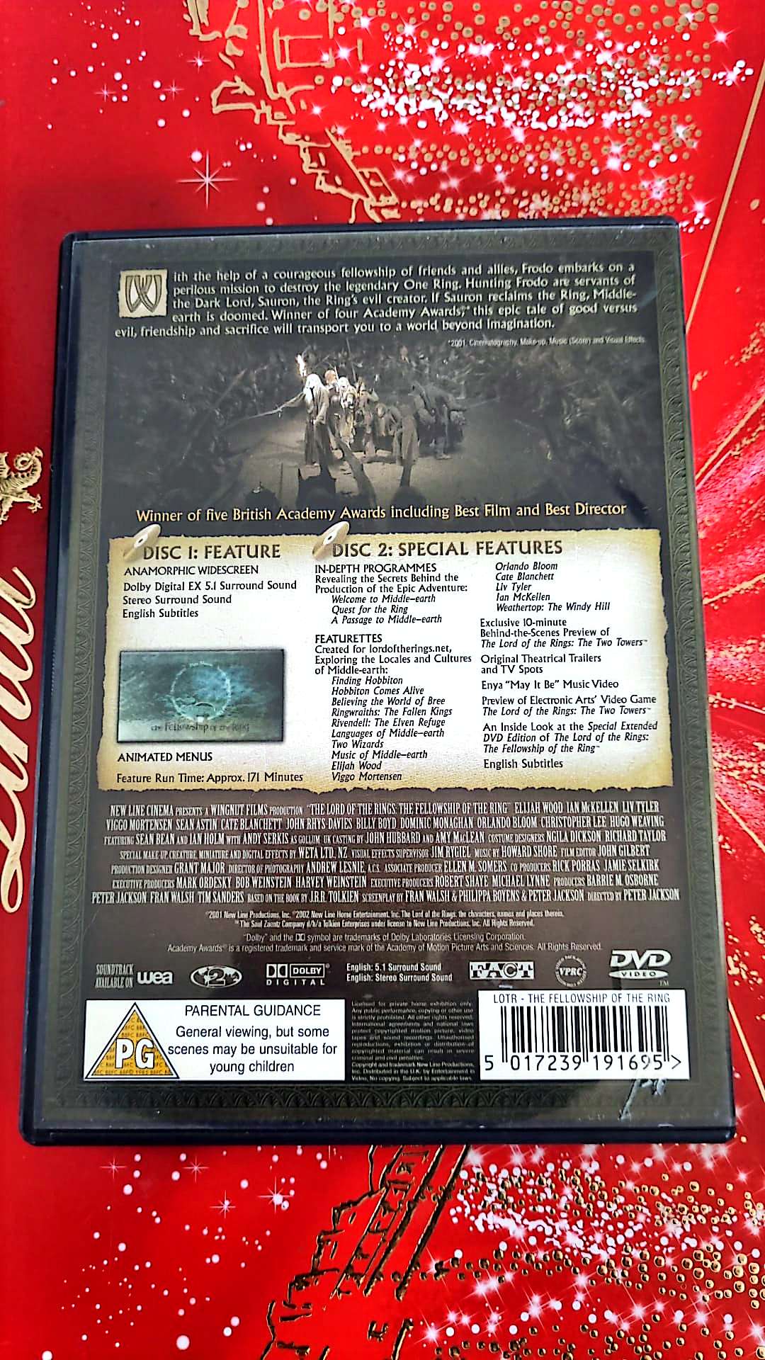 DVD The lord of the rings the fellowship of the ring