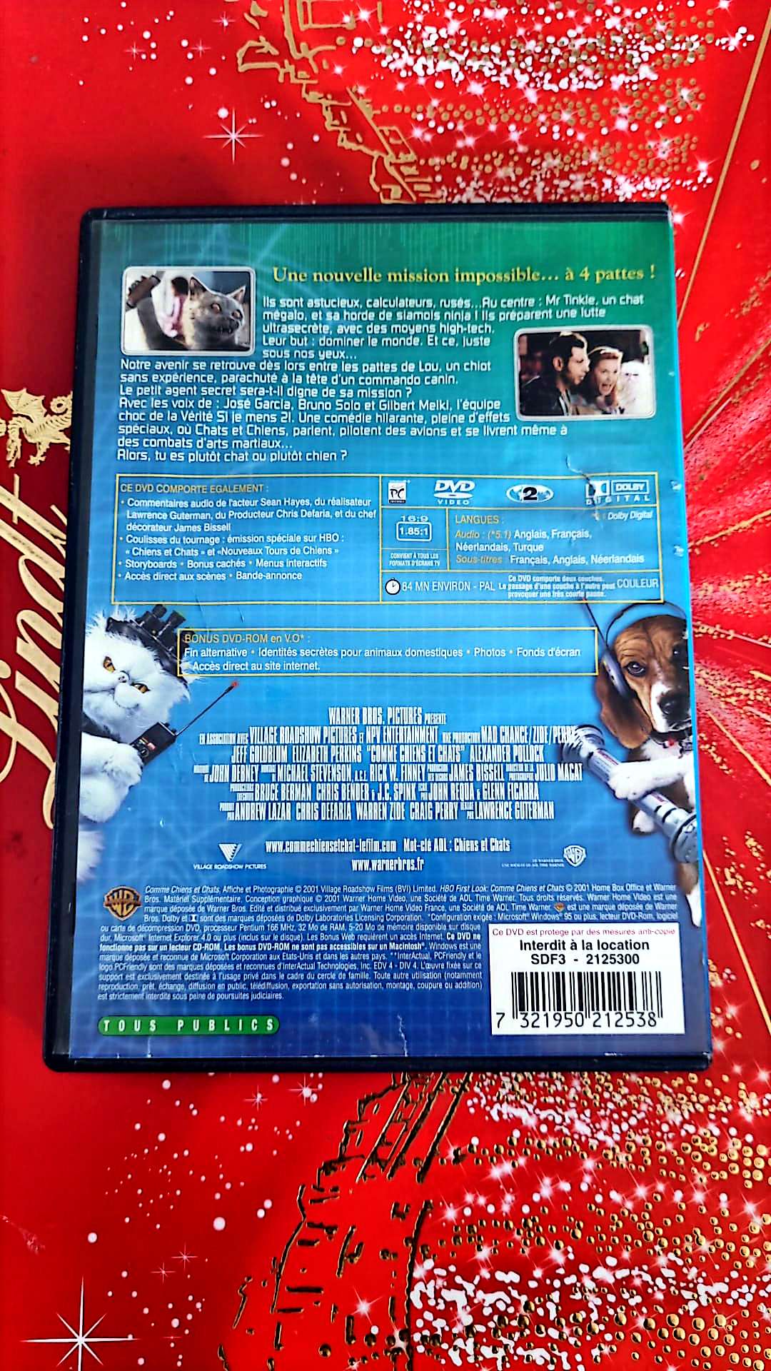 DVD comme chien et chat film complet en francais