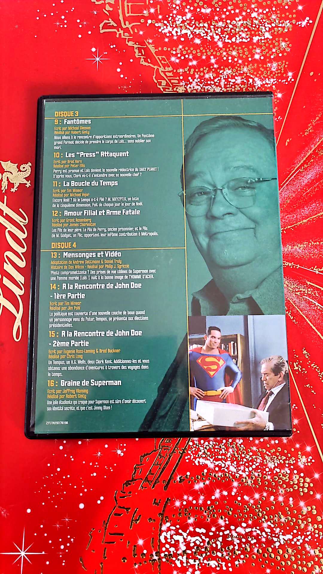 DVD les nouvelles aventures de superman lois et clark disque 3&4 saison 4épisodes 9, 10,11,12,13,14,15&16