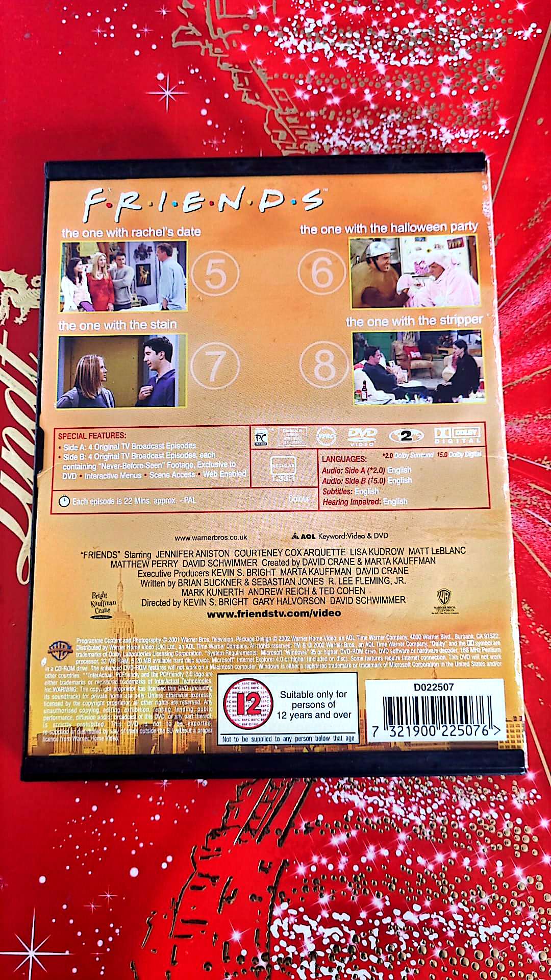 Dvd Frends Saison 8 Épisode 5 -8