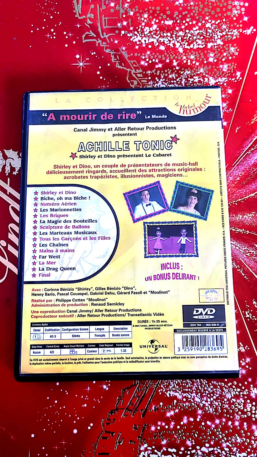 Dvd Shirley & Dino Achille Tonic