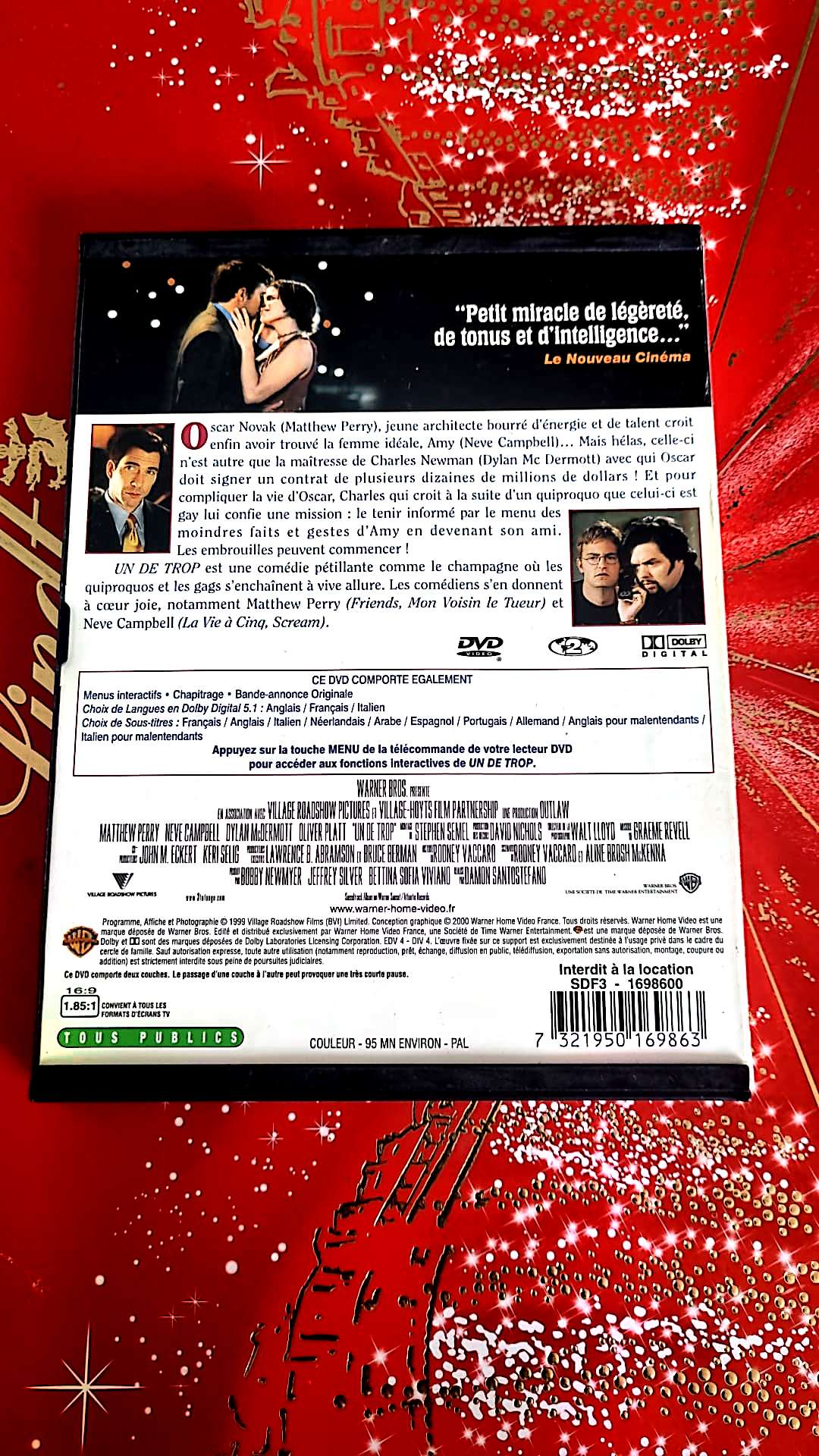 dvd Matthew Perry Neve Campbell Un De Trop